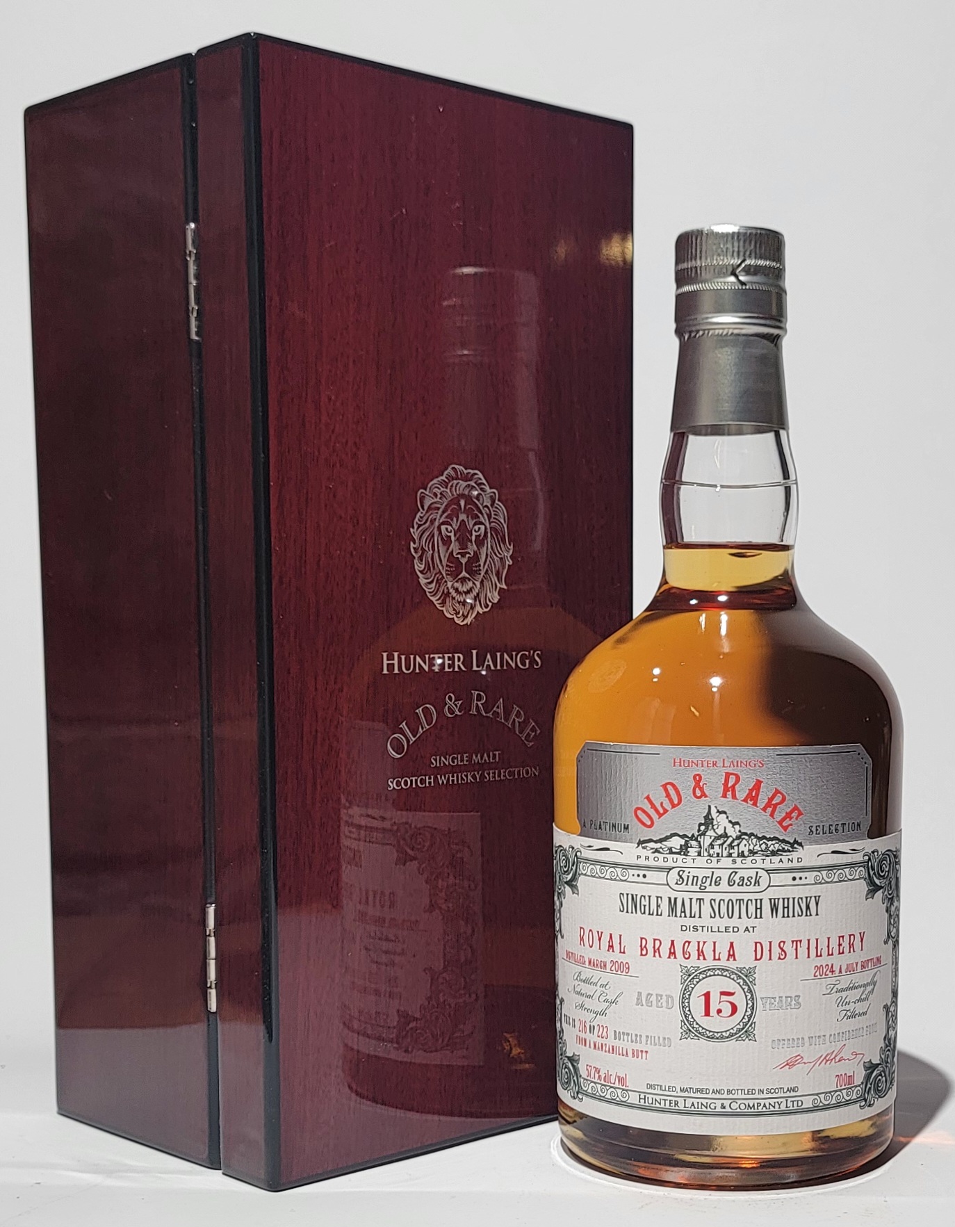 Hunter Laing 'Old & Rare' Royal Brackla 2009 15 Years Old