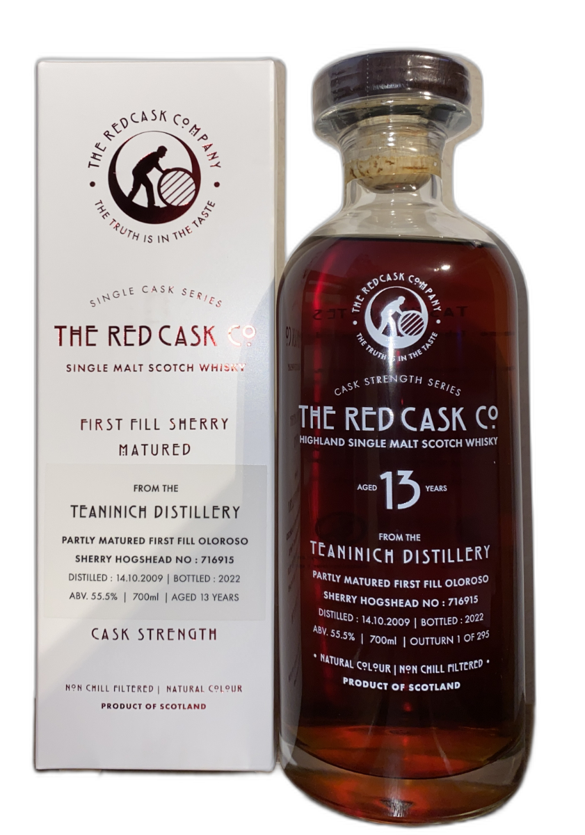 The Red Cask Company Teaninich 2009 13 Years Old