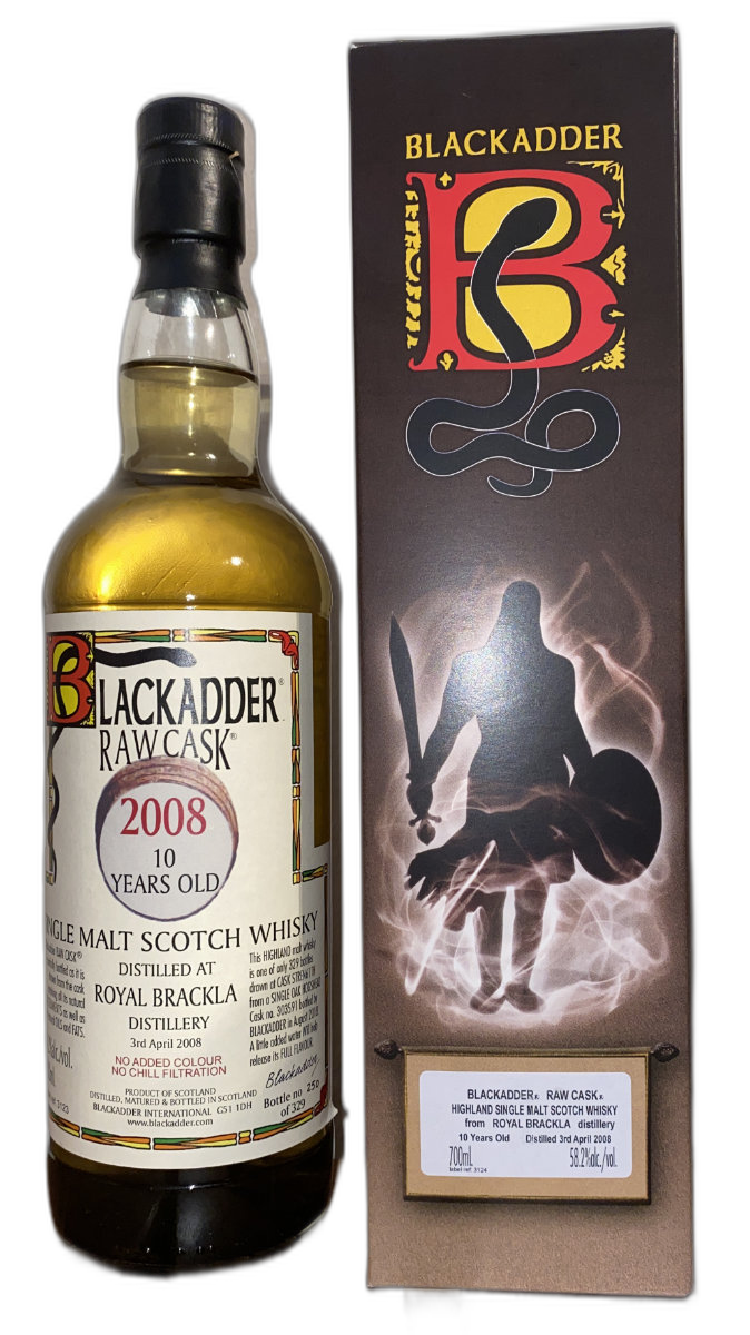 Blackadder Raw Cask Royal Brackla 2008 10 Years Old
