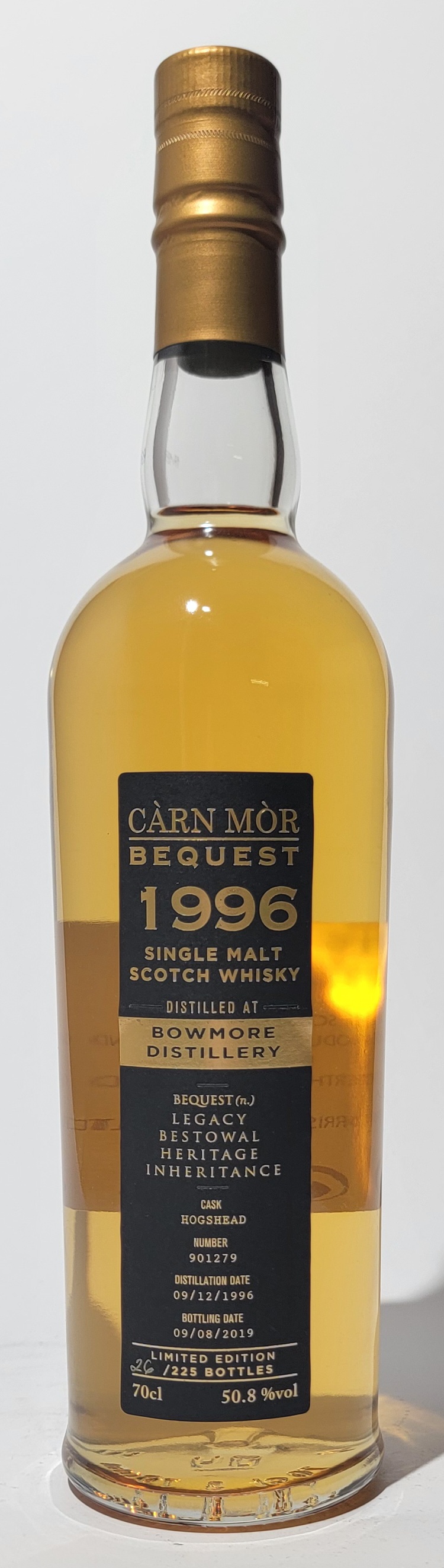 Carn Mor 'Bequest' Bowmore 1996 23 Years Old Carn Mor 'Bequest' Bowmore 1996 23 Years Old