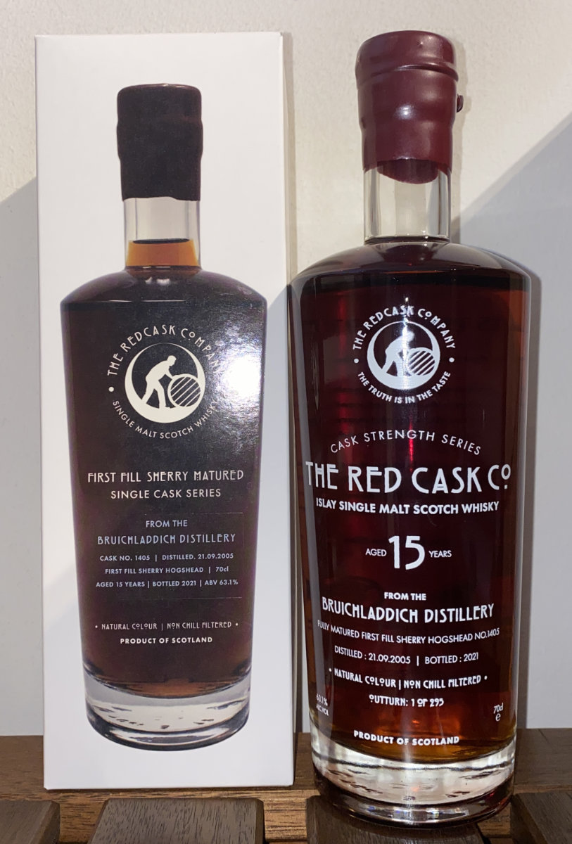 The Red Cask Company Bruichladdich 2005 15 Years Old