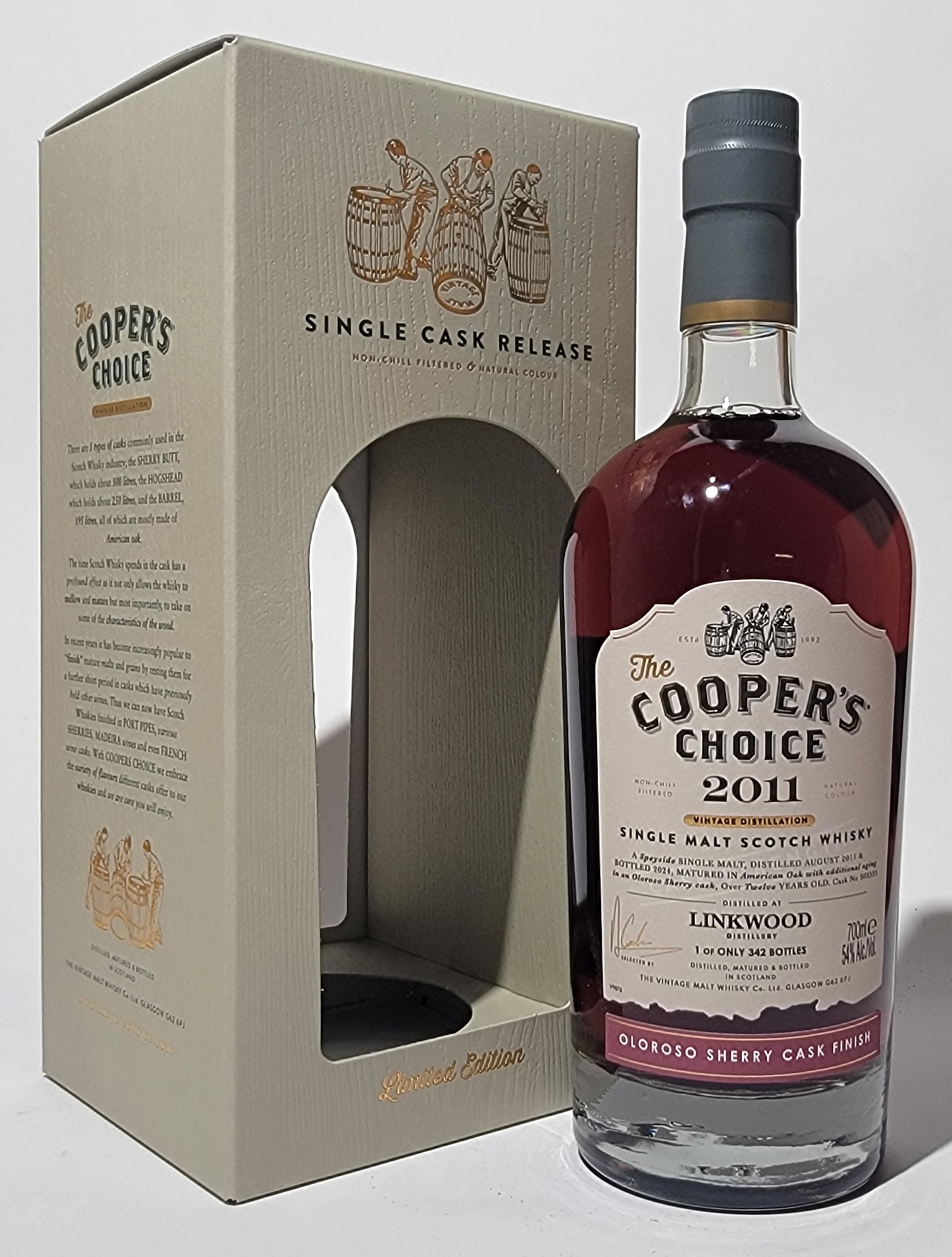 The Cooper's Choice Linkwood 2011 12 Years Old