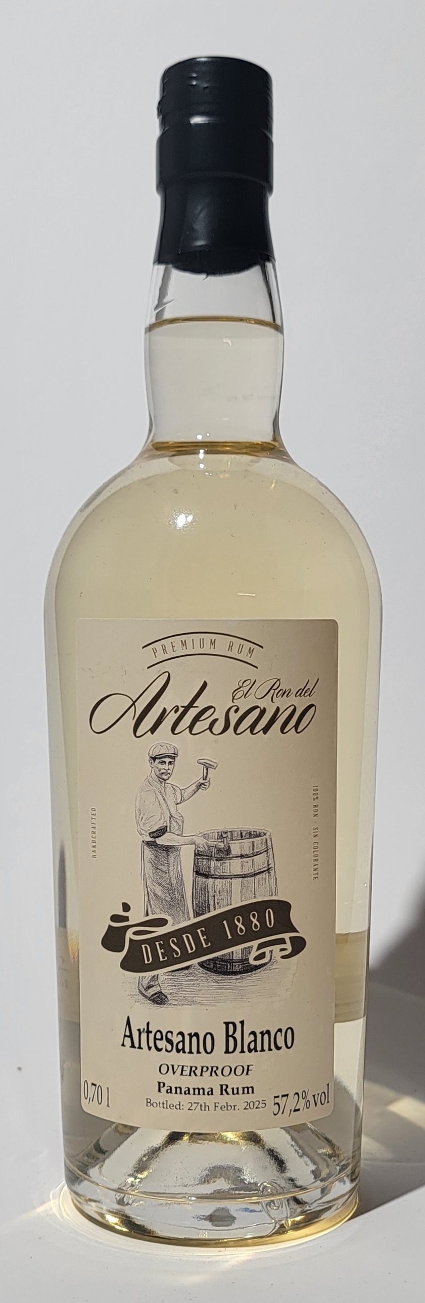 El Ron del Artesano Blanco - Overproof  