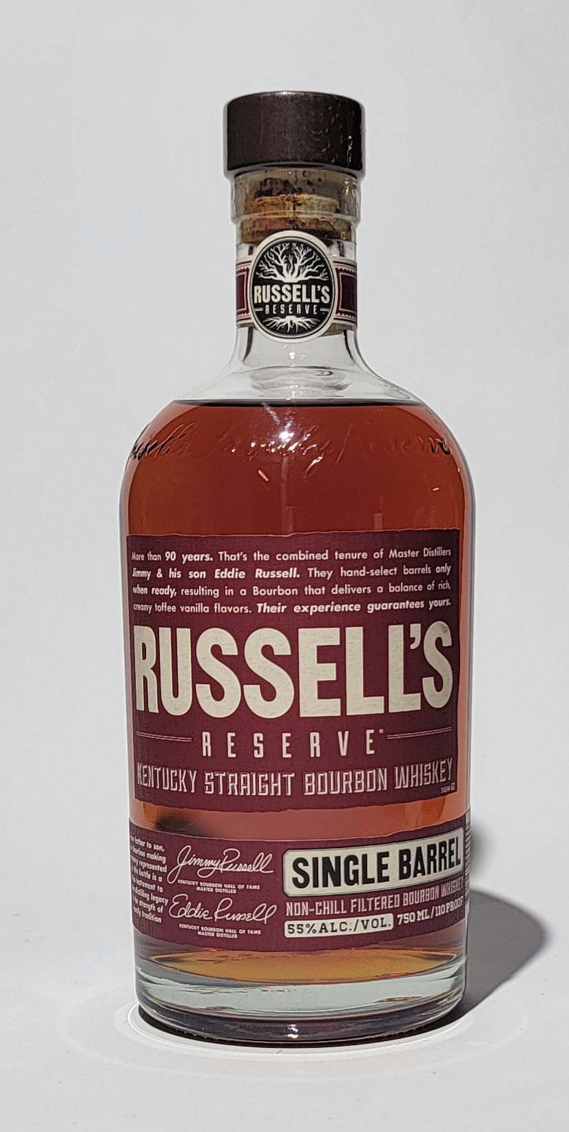 Russells Reserve Single Barrel Kentucky Straight Bourbon Whiskey
