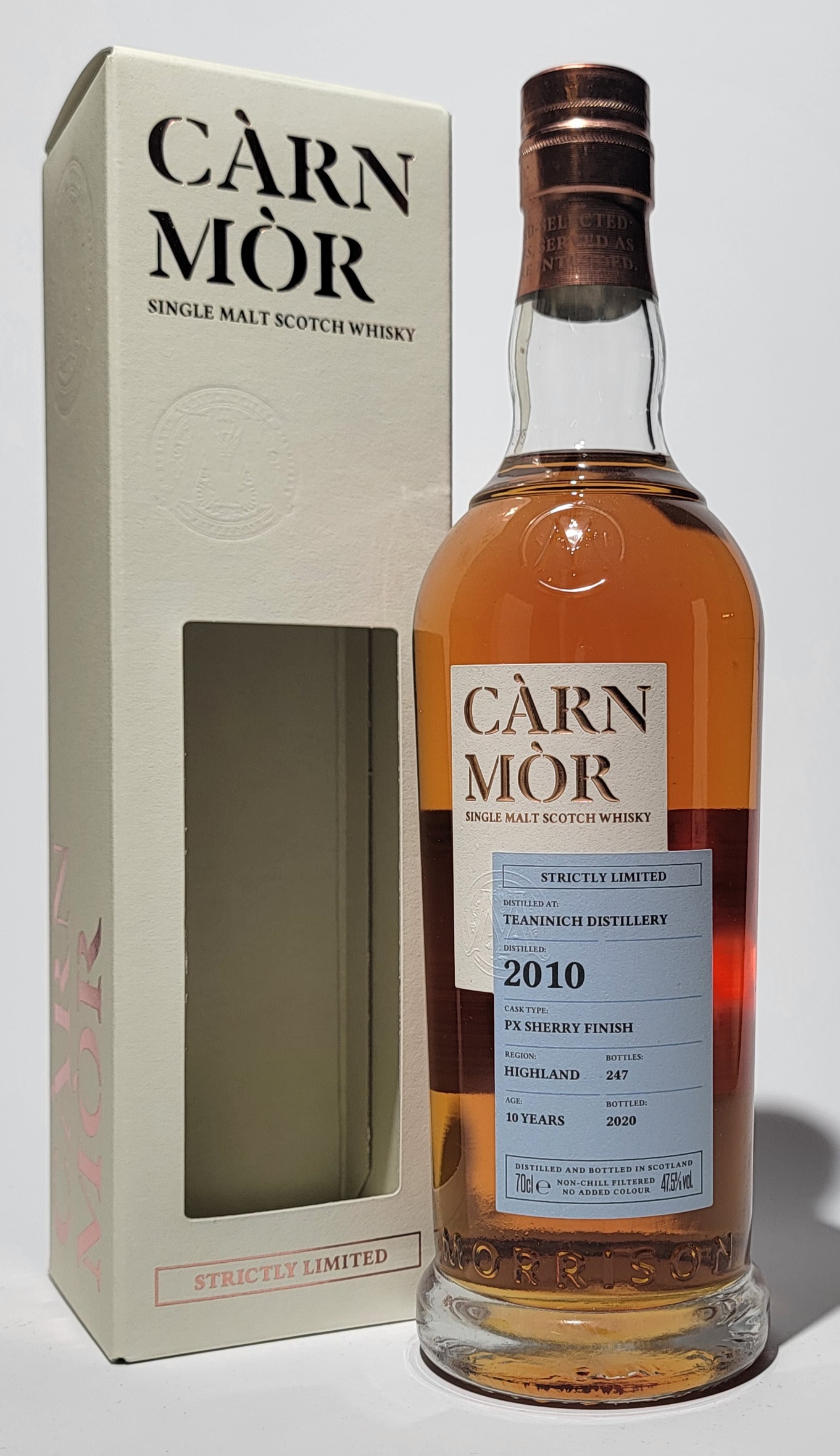Carn Mor 'Strictly Limited' Teaninich 2010 10 Years Old - PX Sherry Finish