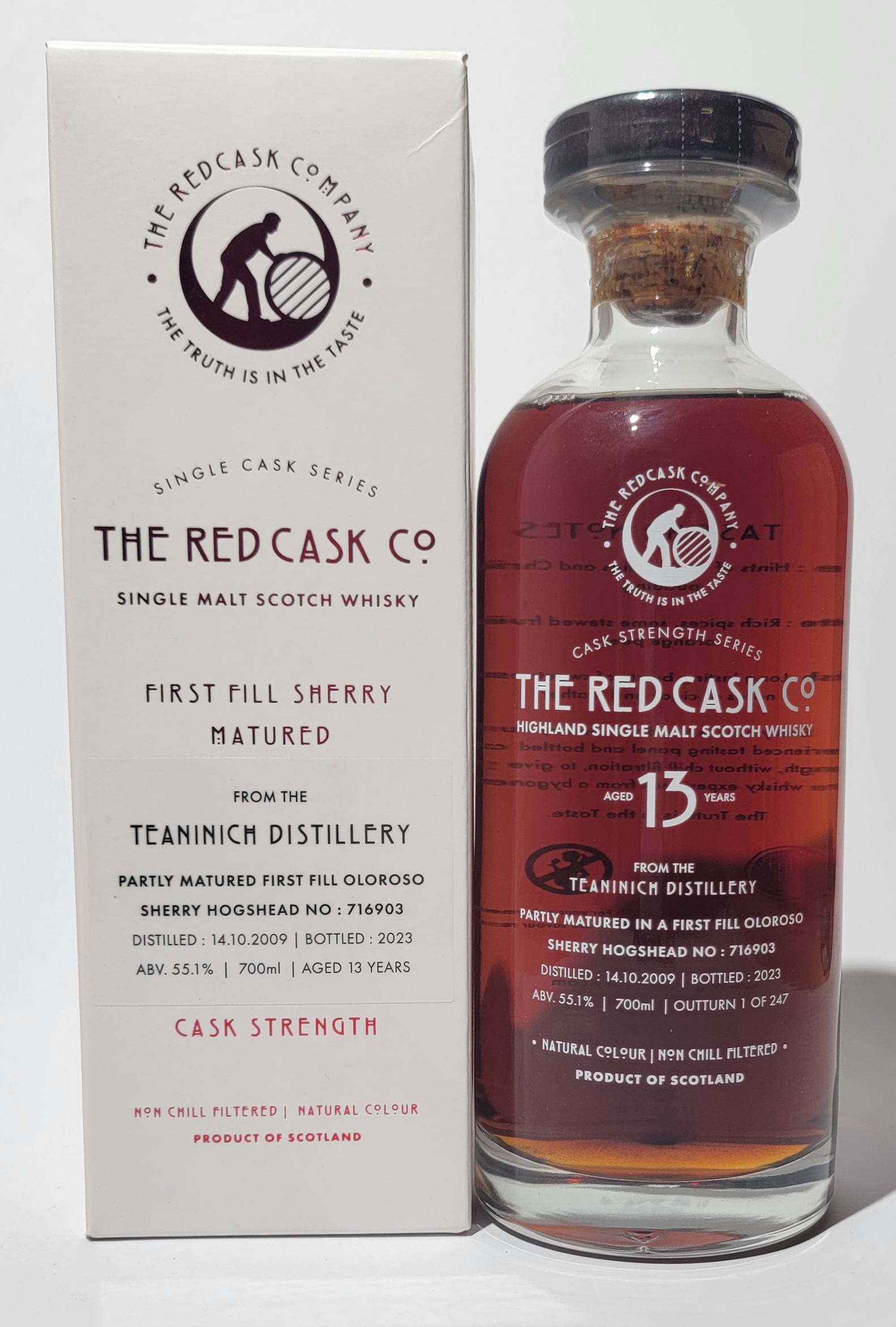 The Red Cask Company Teaninich 2009 13 Years Old