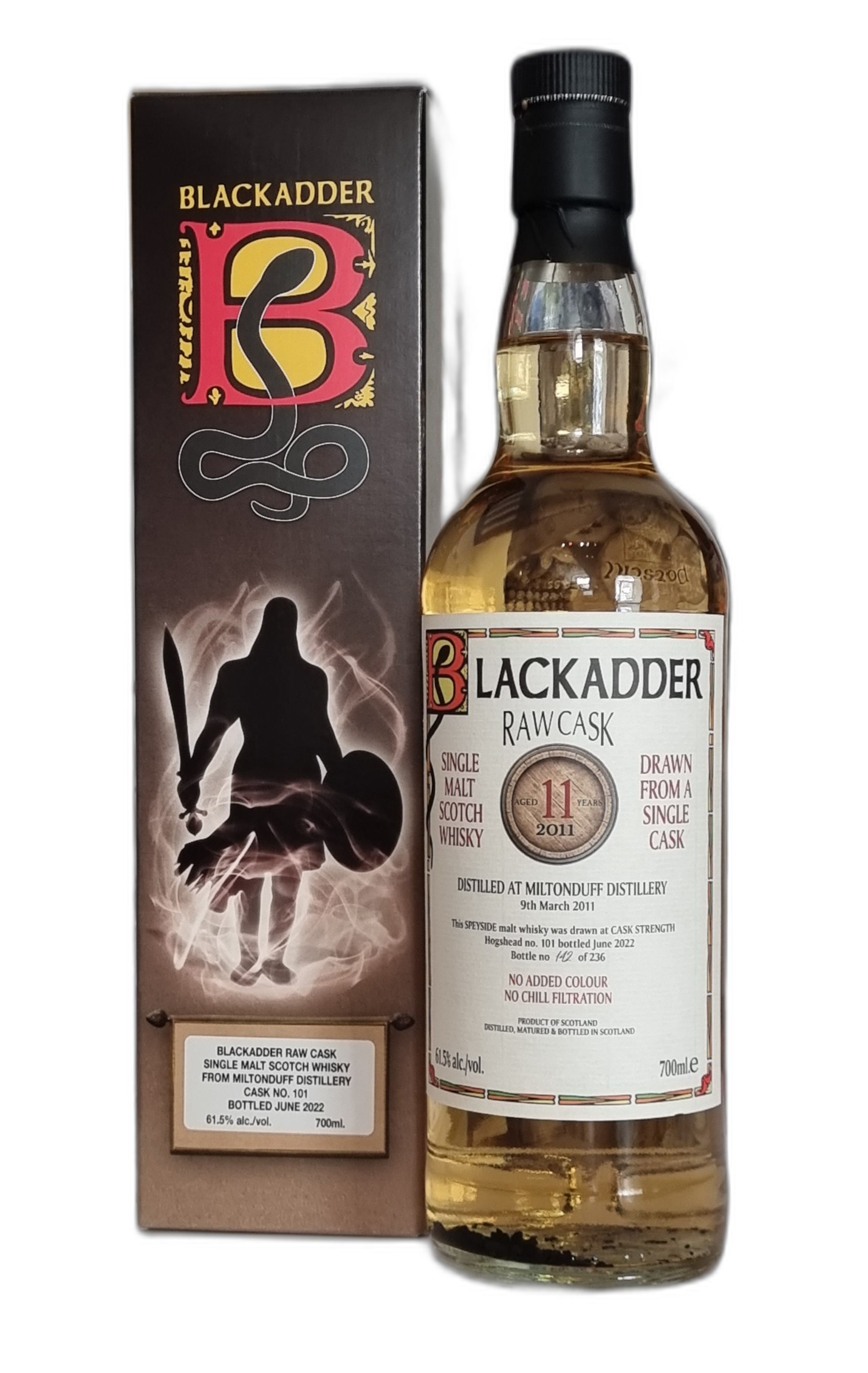 Blackadder Raw Cask Miltonduff 2011 11 Years Old
