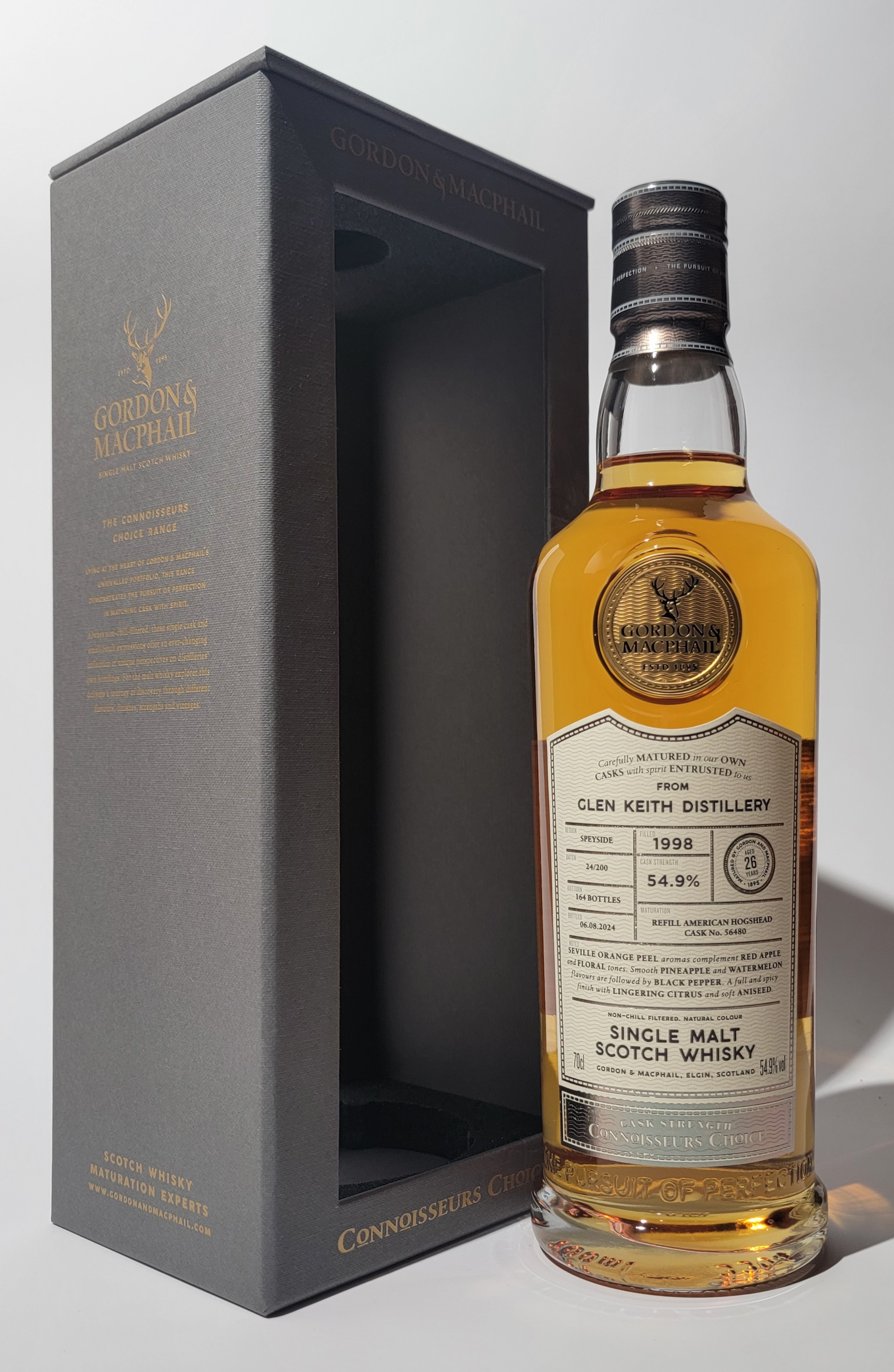 Gordon & MacPhail 'Connoisseurs Choice' Glen Keith 1998 26 Years Old