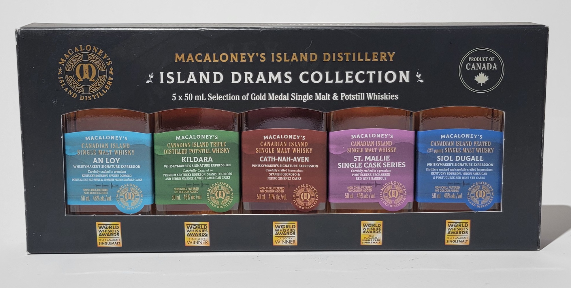 Macaloney's 'Island Drams Collection' Tasting Pack - Mini