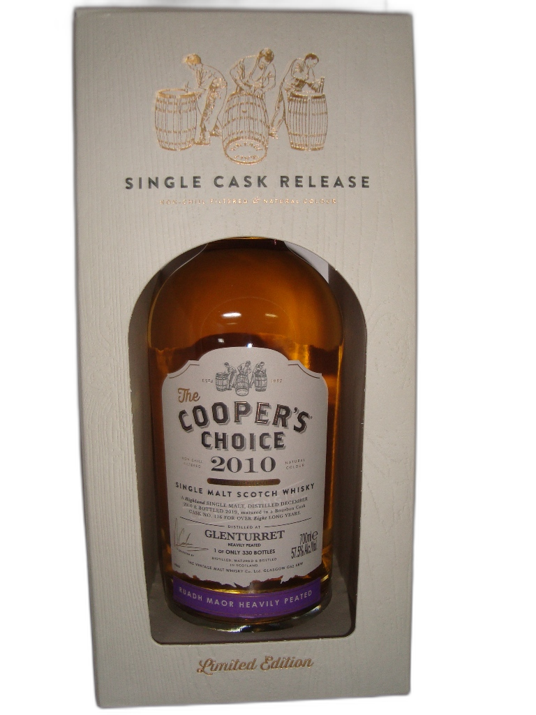 The Cooper's Choice Glenturret 2010 8yo (Heavily Peated)