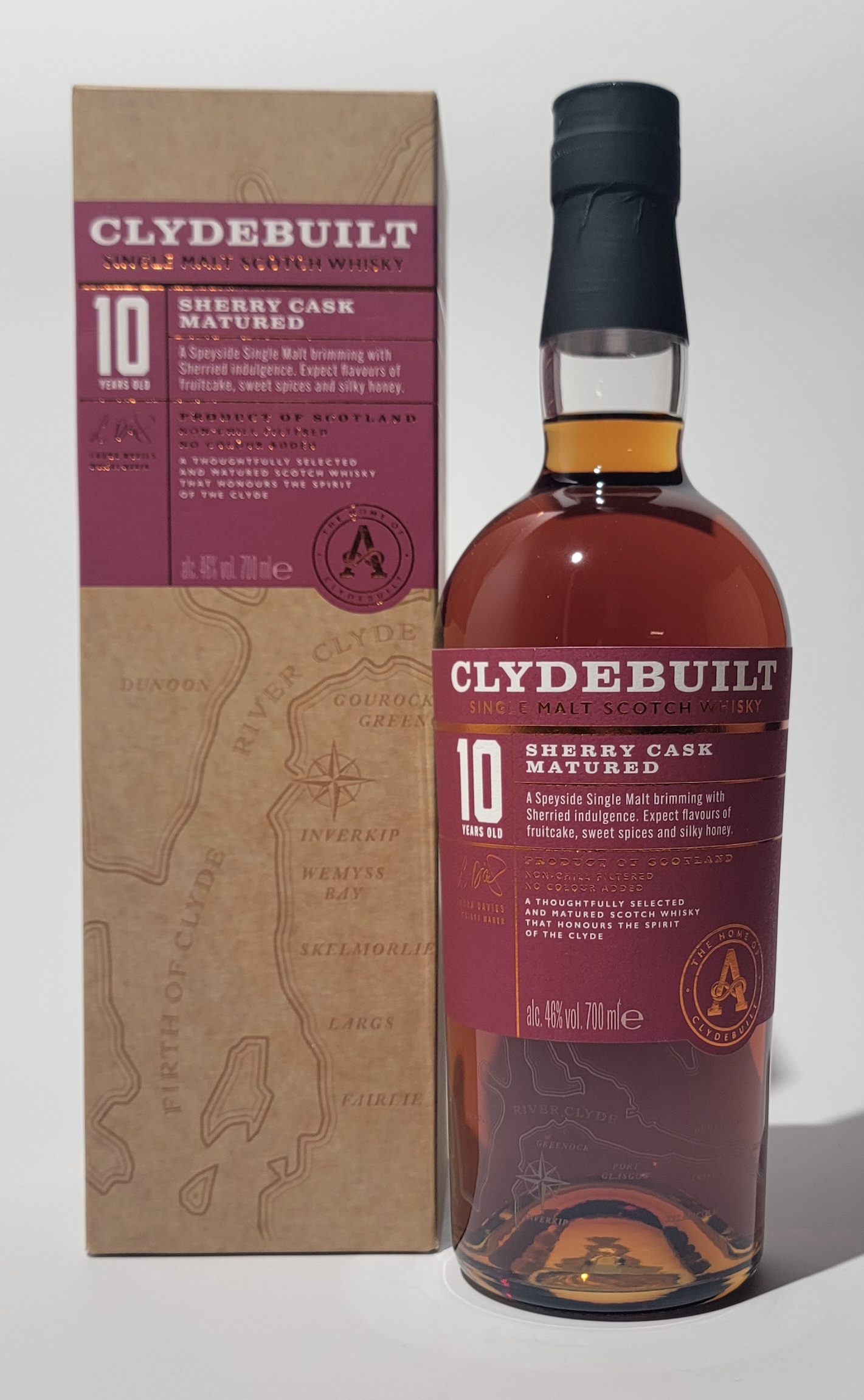 Ardgowan 'Clydebuilt' 10 Years Old Sherry Cask