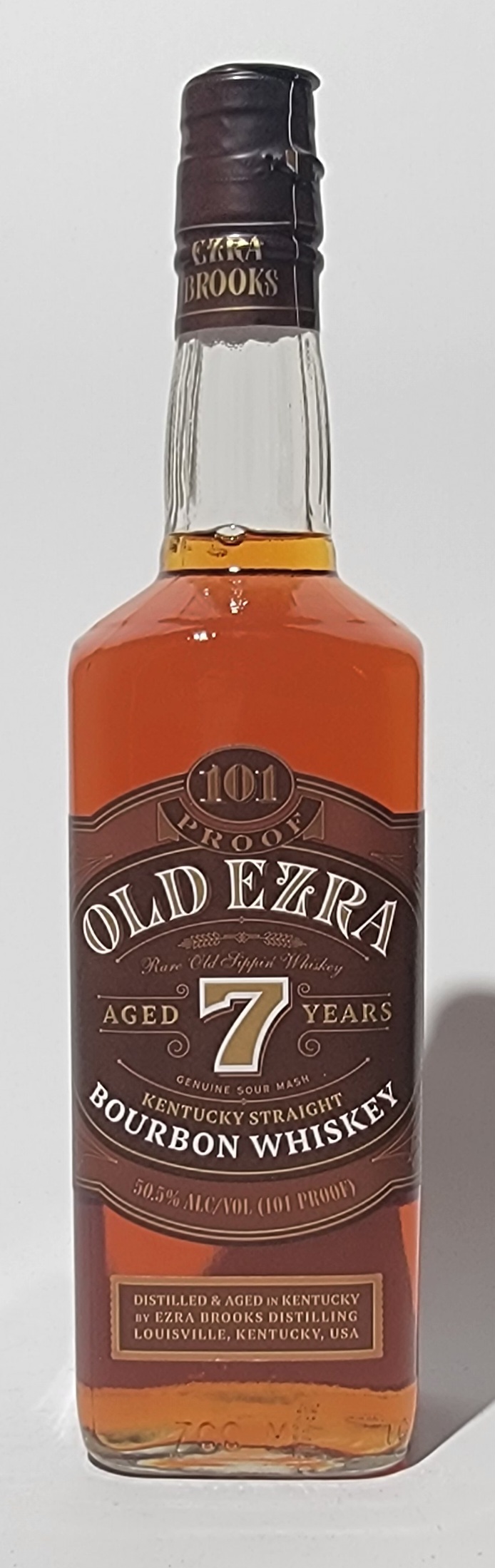 Ezra Brooks 7 Year Old 101 Proof Kentucky Straight Bourbon Whiskey