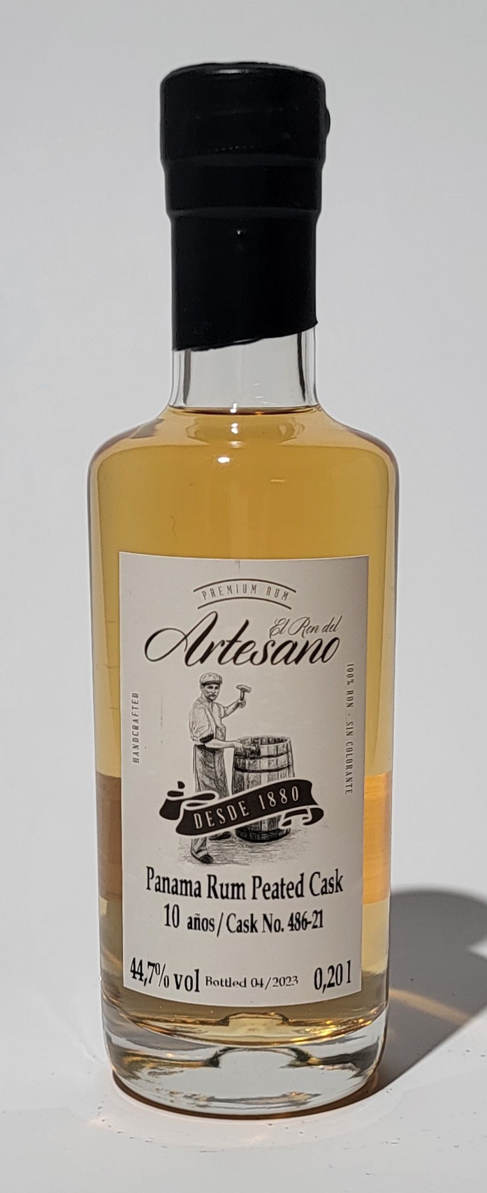 El Ron del Artesano 10 Years Old Peated Cask Finish - Mini