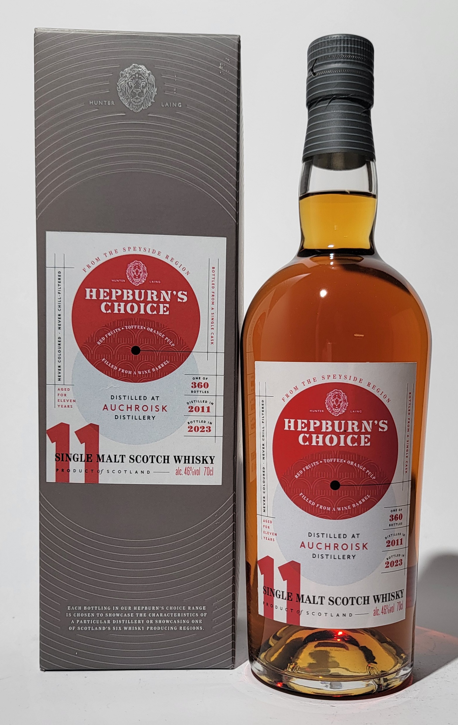 Hunter Laing 'Hepburn's Choice' Auchroisk 2011 11 Years Old