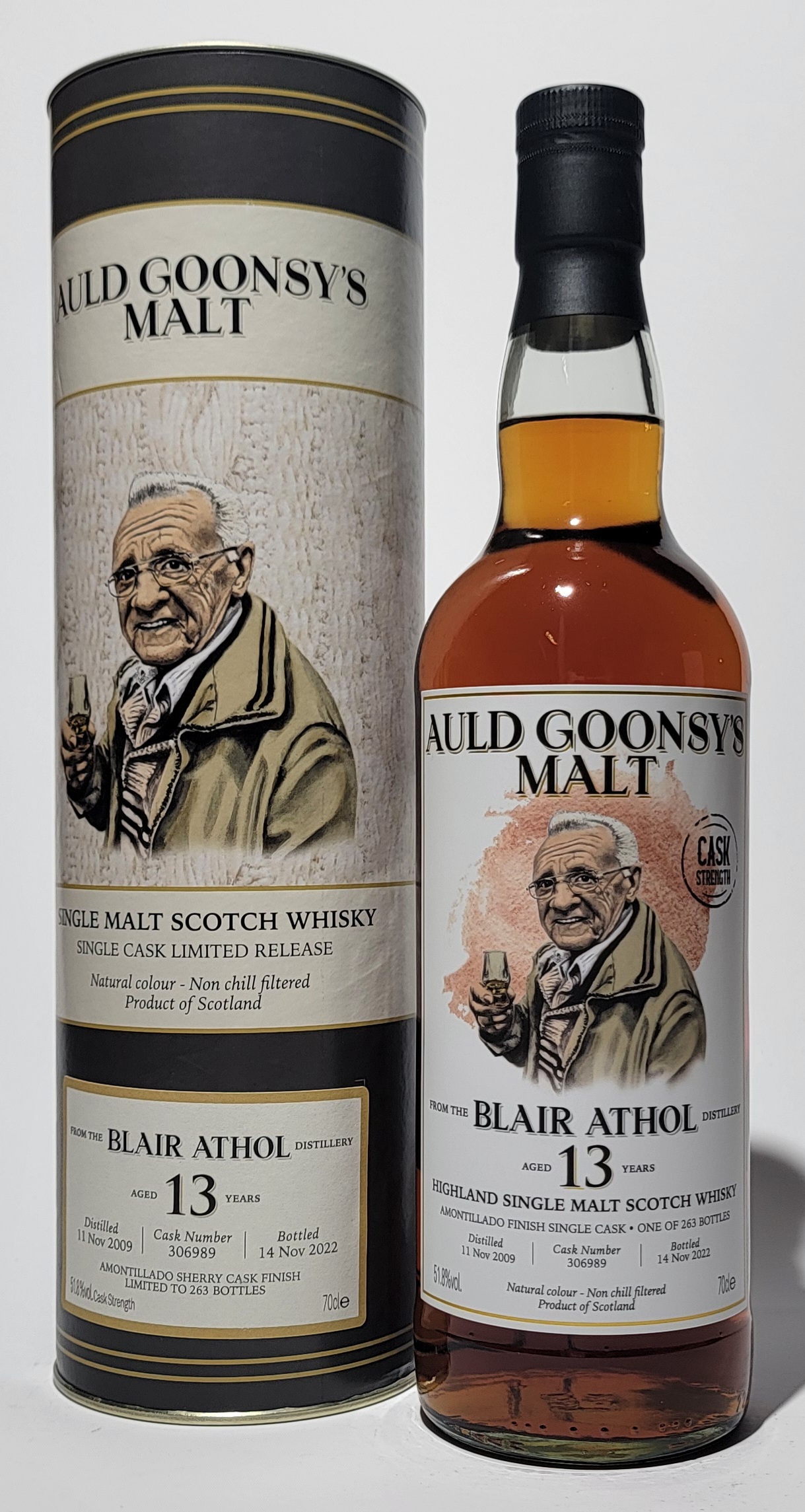 Auld Goonsy's Malt Blair Athol 2009 13 Years Old