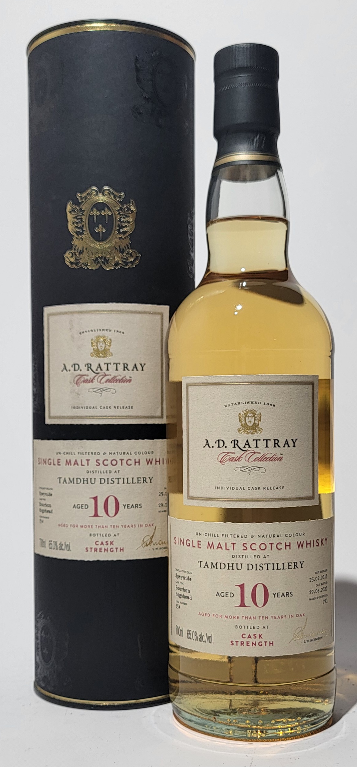A.D. Rattray 'Cask Collection' Tamdhu 2013 10 Years Old