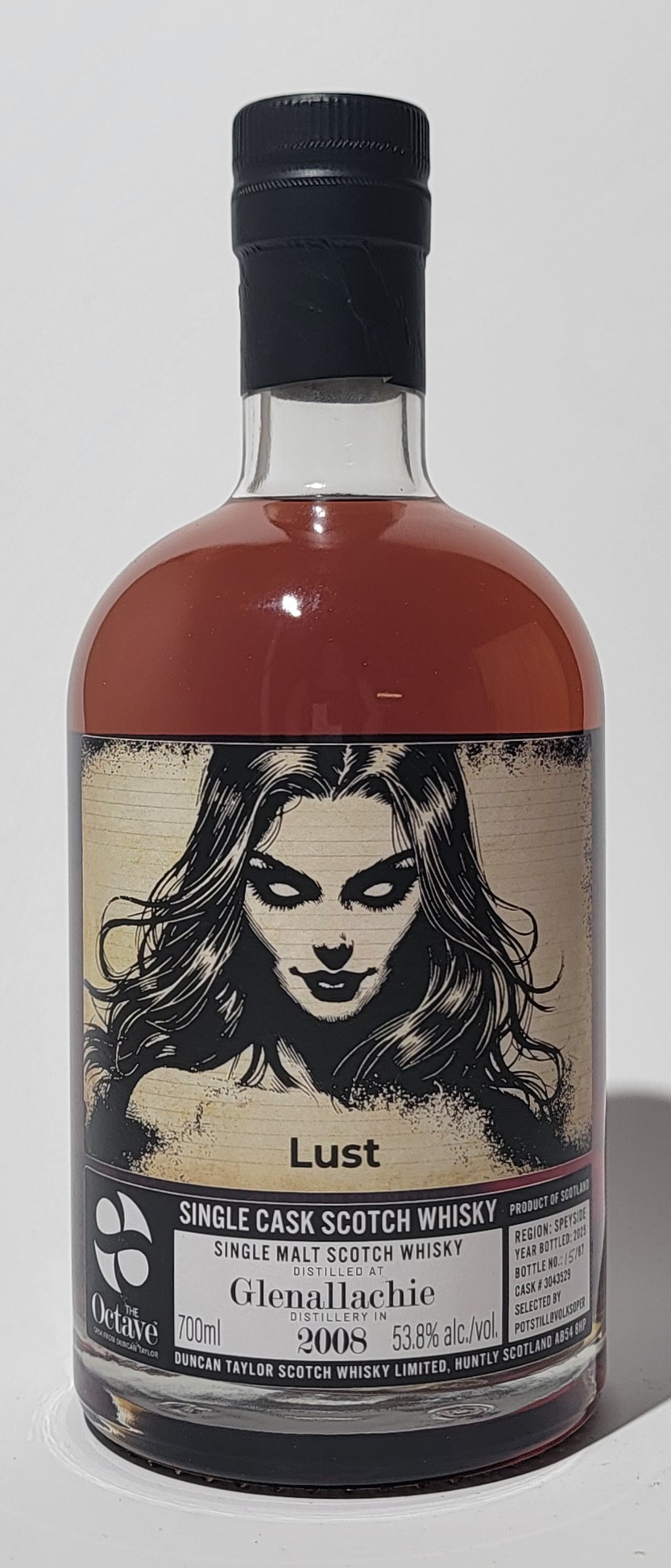 Duncan Taylor 'The Seven Deadly Sins: Lust' Glenallachie 2008 17 Years Old Duncan Taylor 'The Seven Deadly Sins: Lust' Glenallachie 2008 17 Years Old