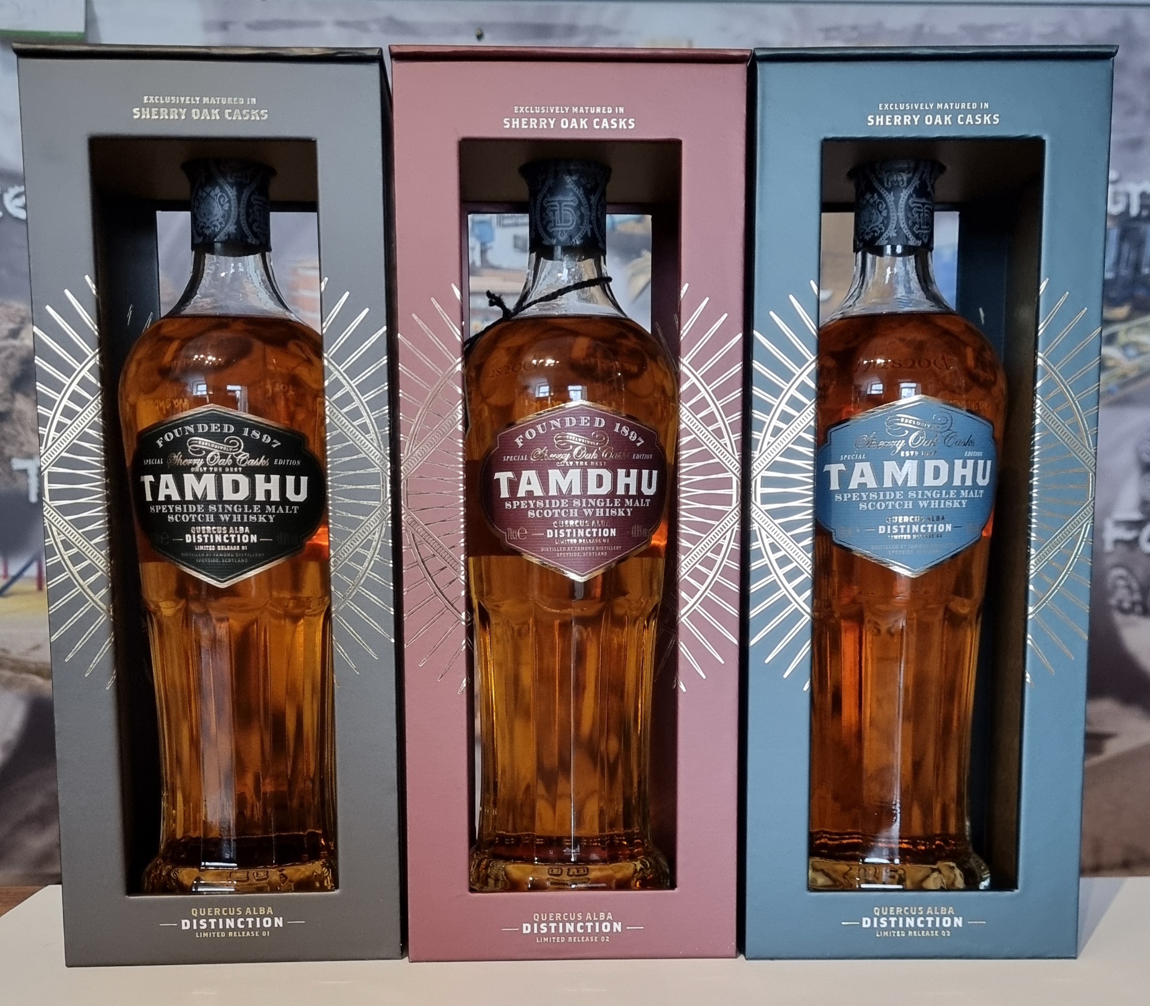 Tamdhu Distinction I &  II &  III  Trilogie Serie