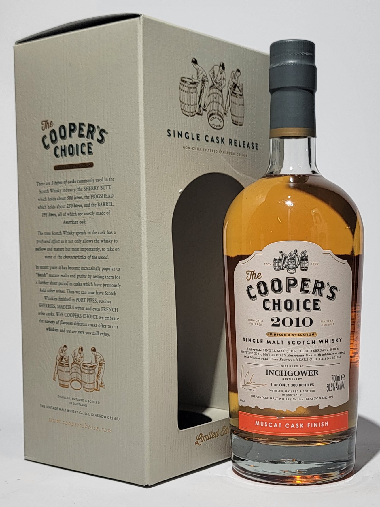 The Cooper's Choice Inchgower 2010 14 Years Old