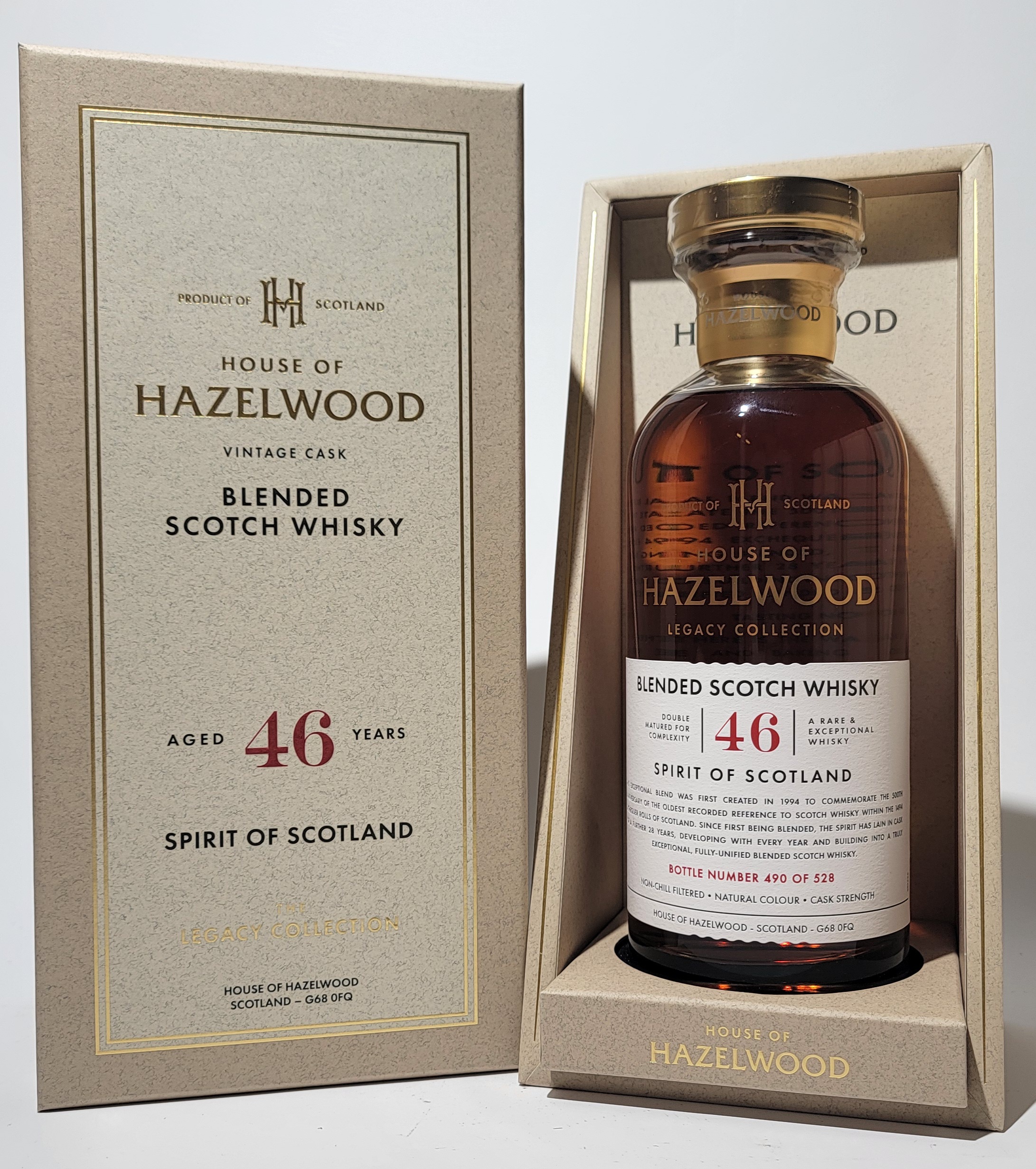 House of Hazelwood 'The Spirit of Scotland' 46 Years Old Blended Scotch Whisky