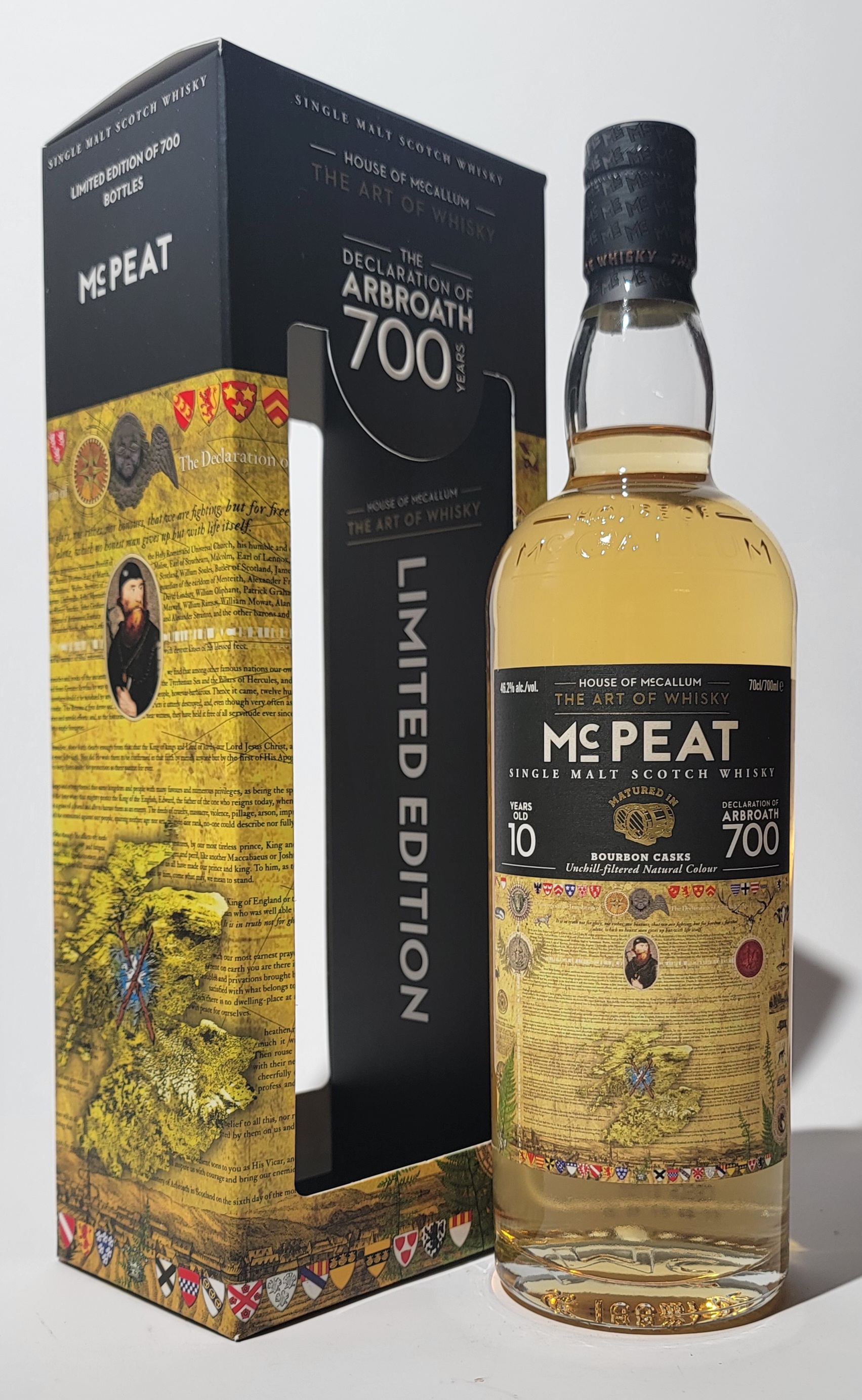 House of McCallum Mc Peat Arbroath 700th Islay Lagaland 2010 10 Years Old