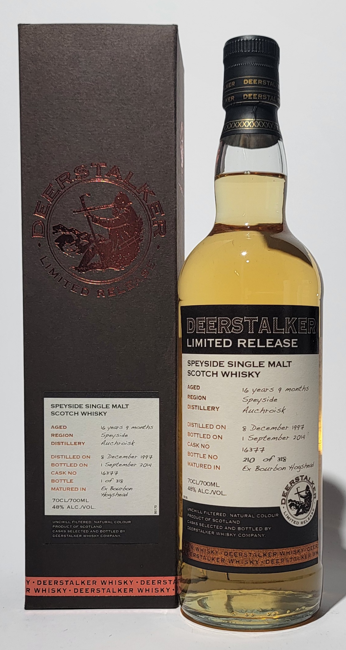 Deerstalker Limited Release Auchroisk 1997 17 Years Old