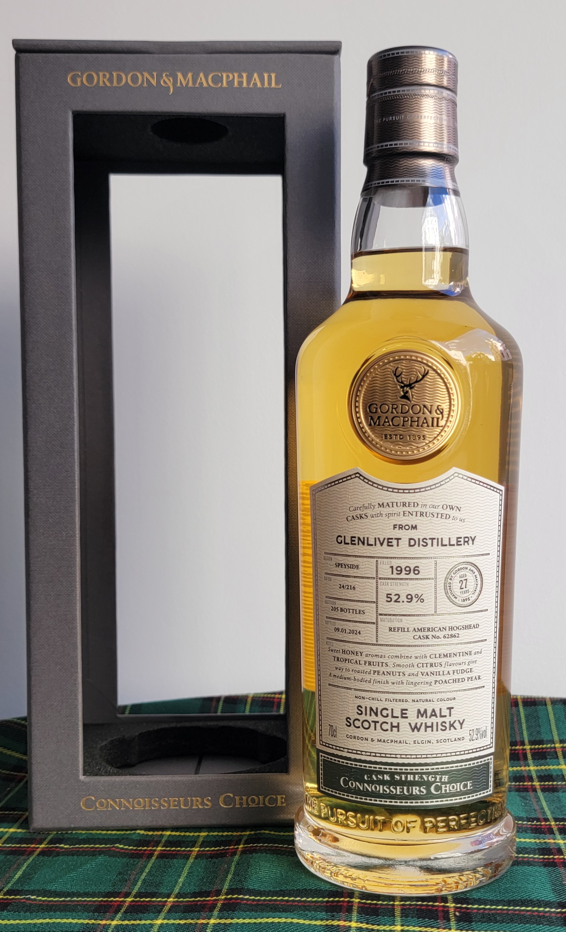 Gordon & MacPhail 'Connoisseurs Choice' Glenlivet 1996 27 Years Old
