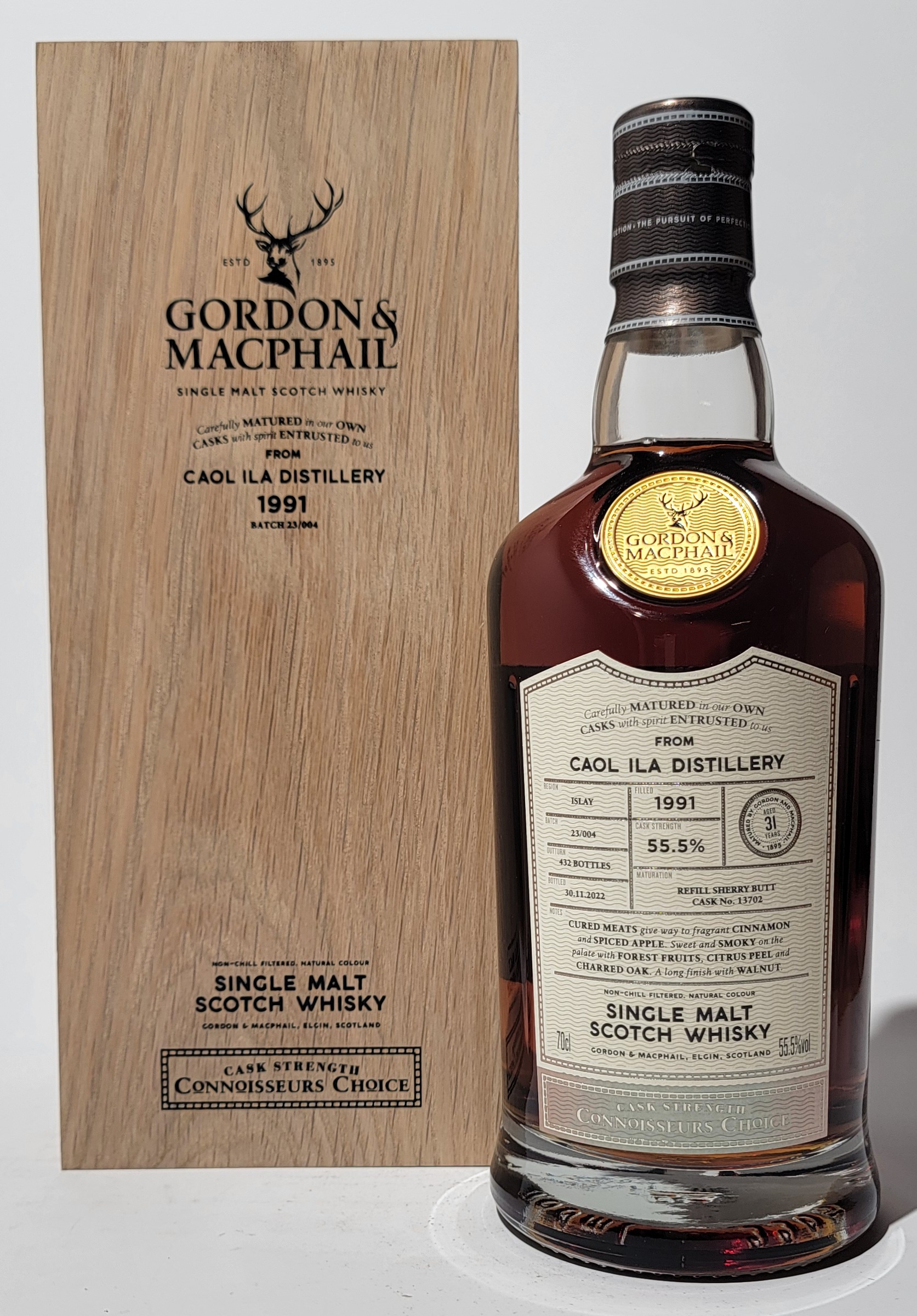 Gordon & MacPhail 'Connoisseurs Choice' Caol Ila 1991 31 Years Old