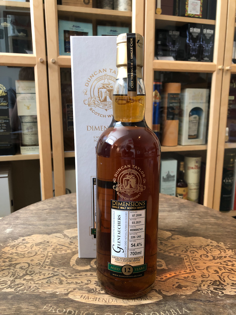 Duncan Taylor 'Dimensons' Glentauchers 2008 12 Years Old Sherry Cask Duncan Taylor 'Dimensons' Glentauchers 2008 12 Years Old Sherry Cask