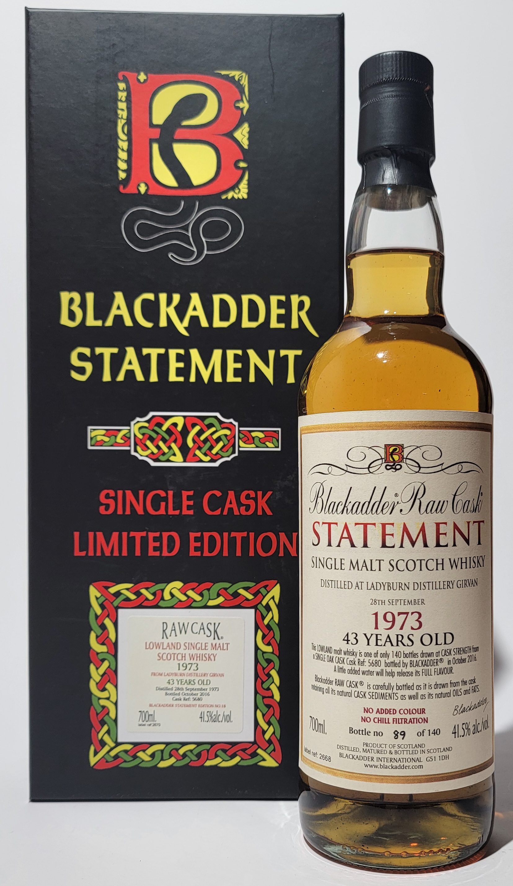 Blackadder Statement Ladyburn 1973 43 Years Old
