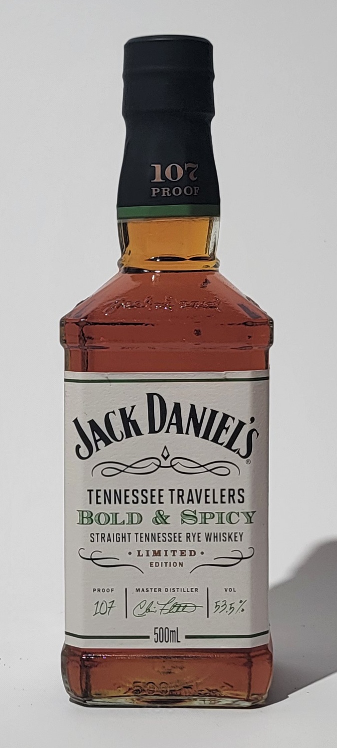 Jack Daniels Tennessee Travelers 'Bold & Spicy' Rye Whiskey