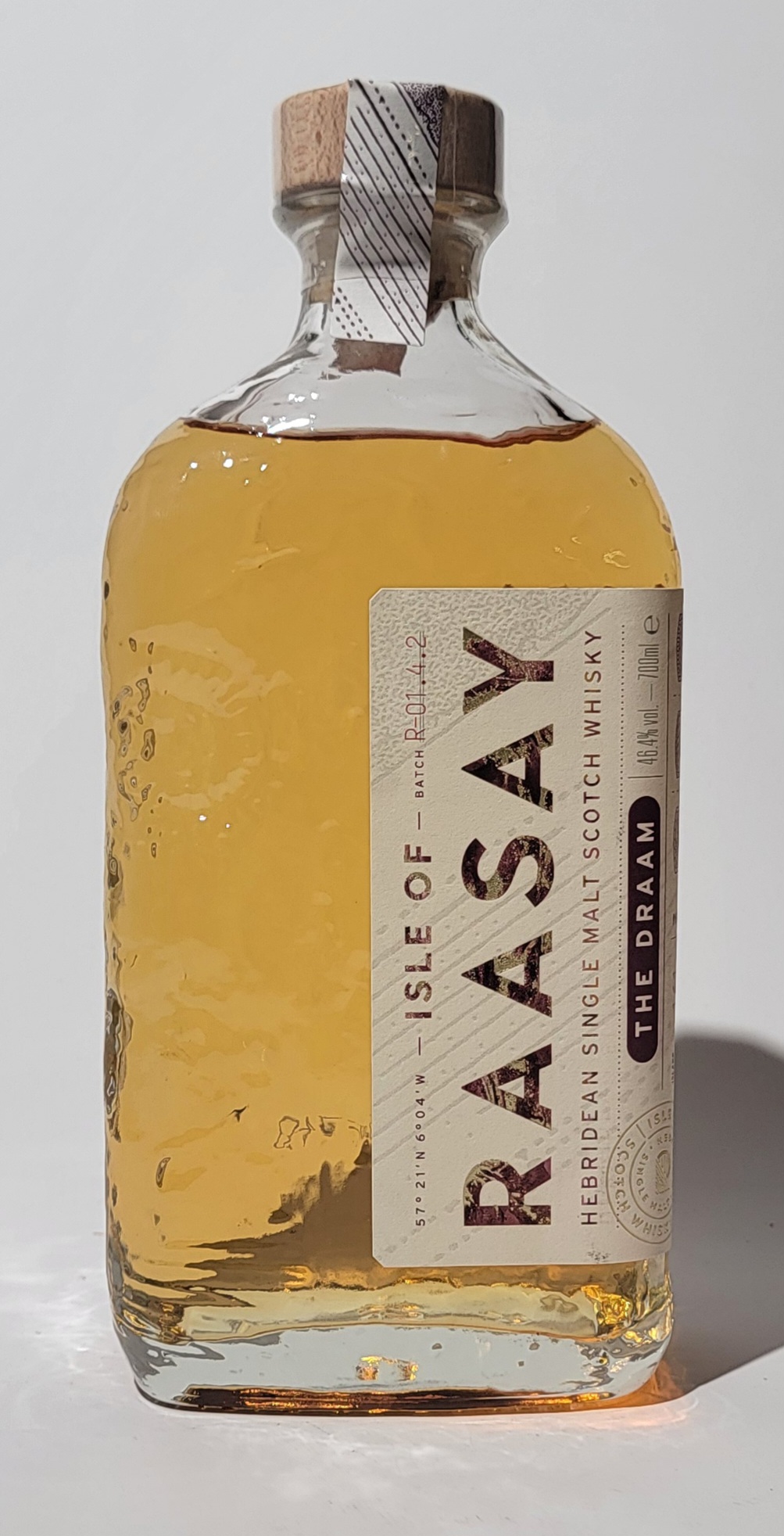 Flasche des Raasay Single Malt "The Draam"