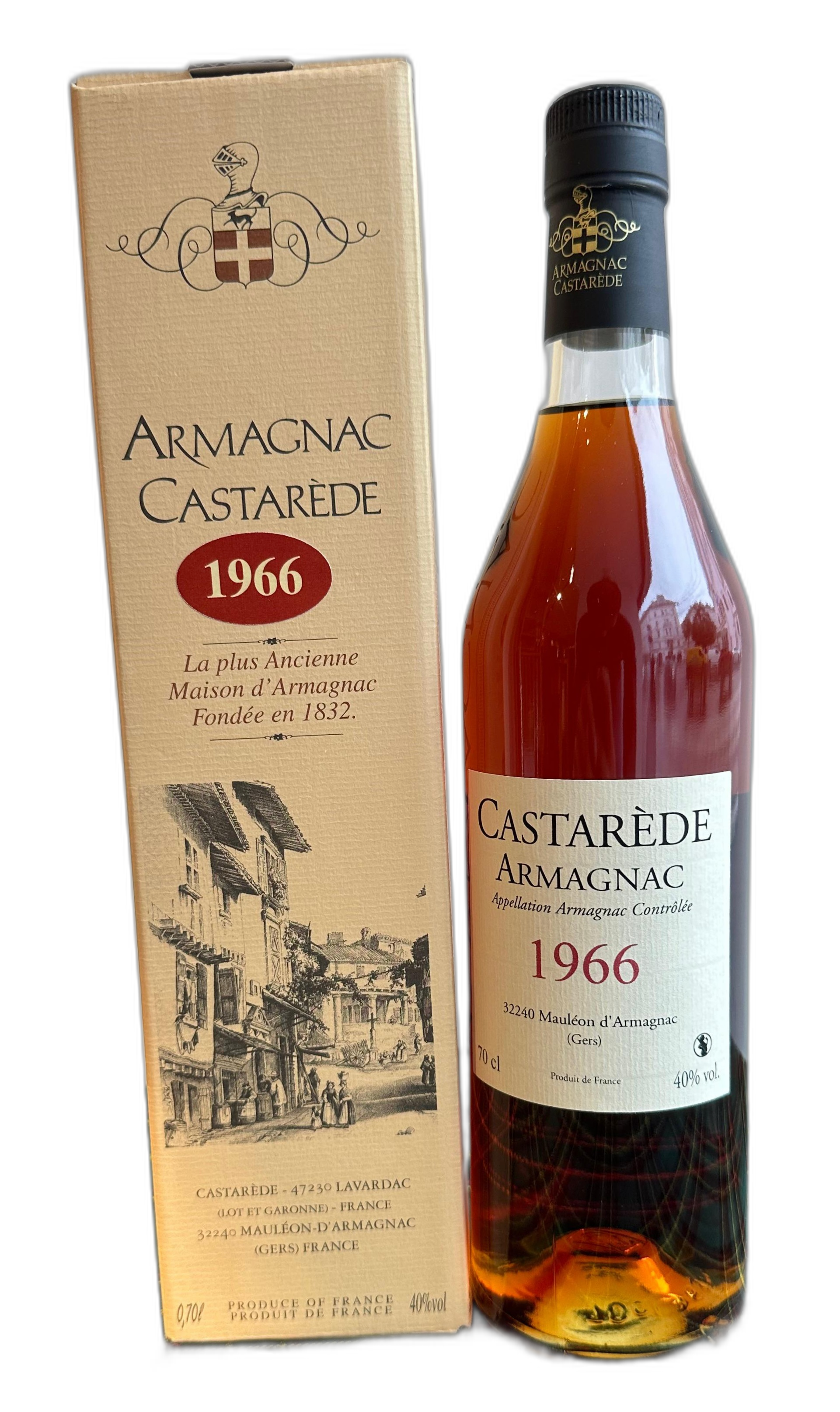 Armagnac Castarede 1966