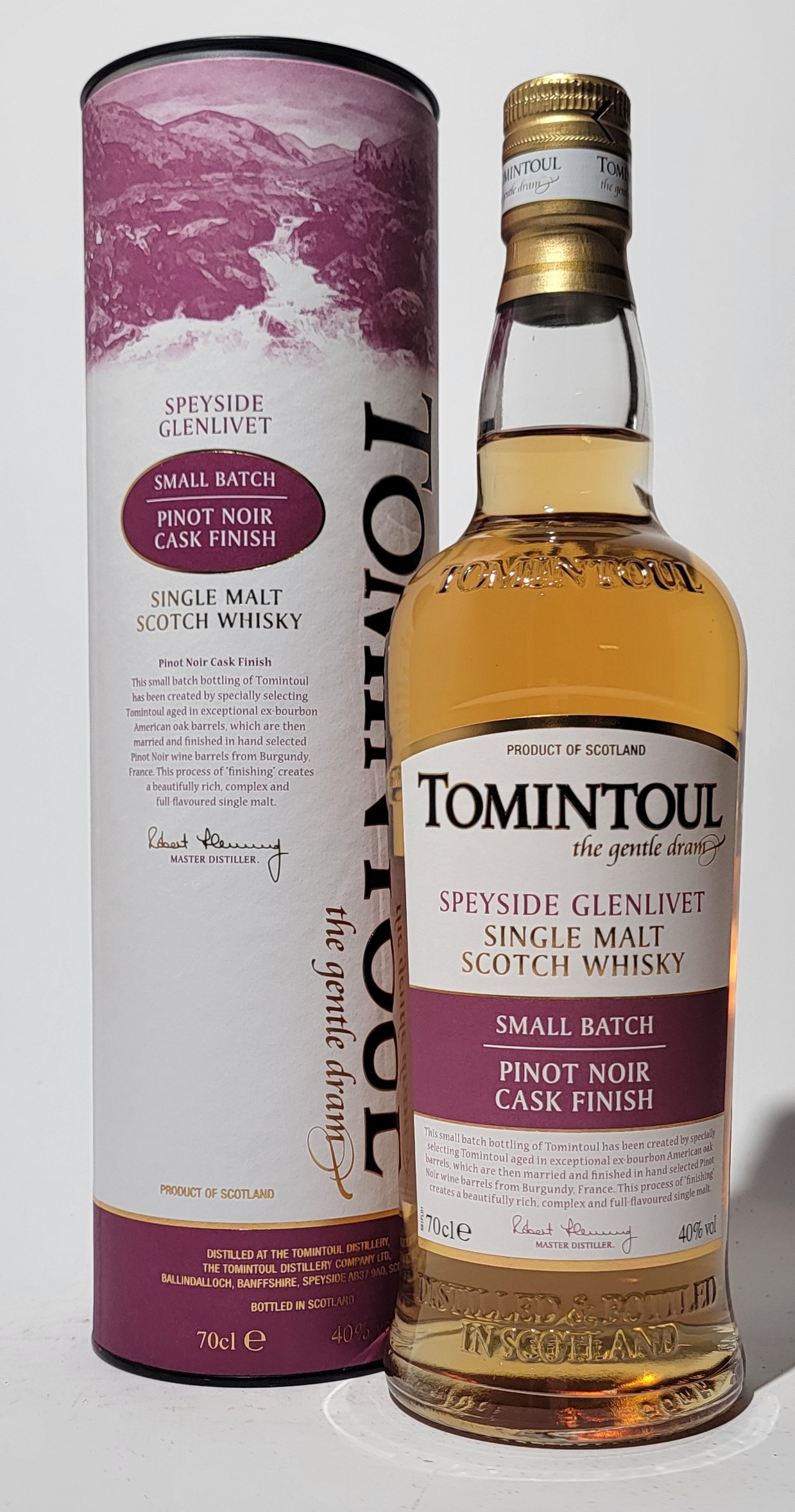 Tomintoul  Pinot Noir Cask Finish Tomintoul  Pinot Noir Cask Finish