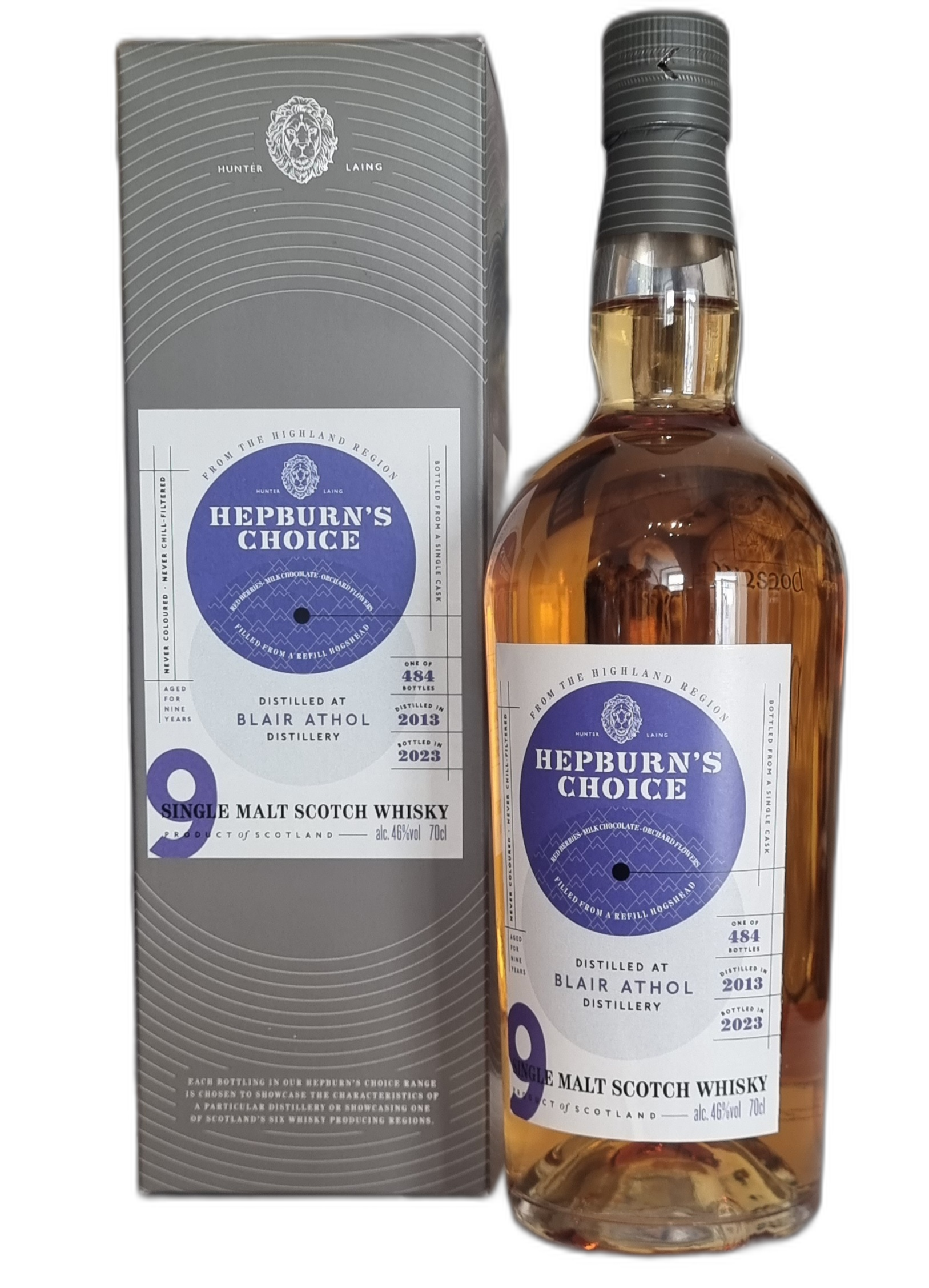 Hunter Laing 'Hepburn's Choice' Blair Athol 2013 9 Years Old