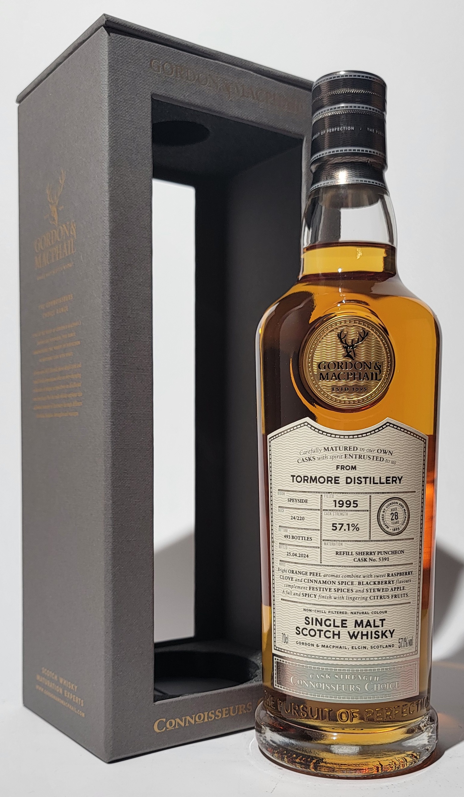 Gordon & MacPhail 'Connoisseurs Choice' Tormore 1995 28 Years Old