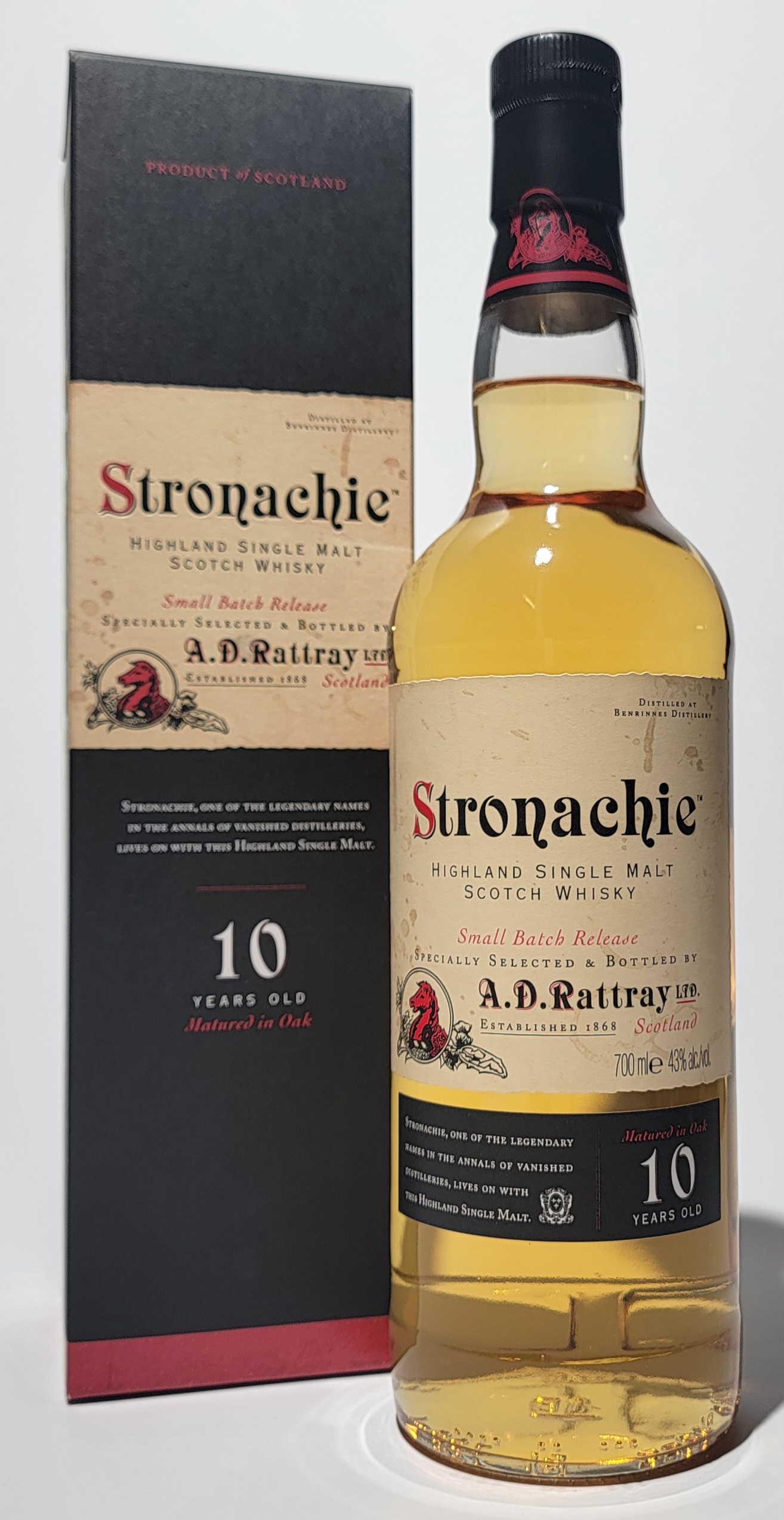 A.D. Rattray Stronachie 10 Years Old