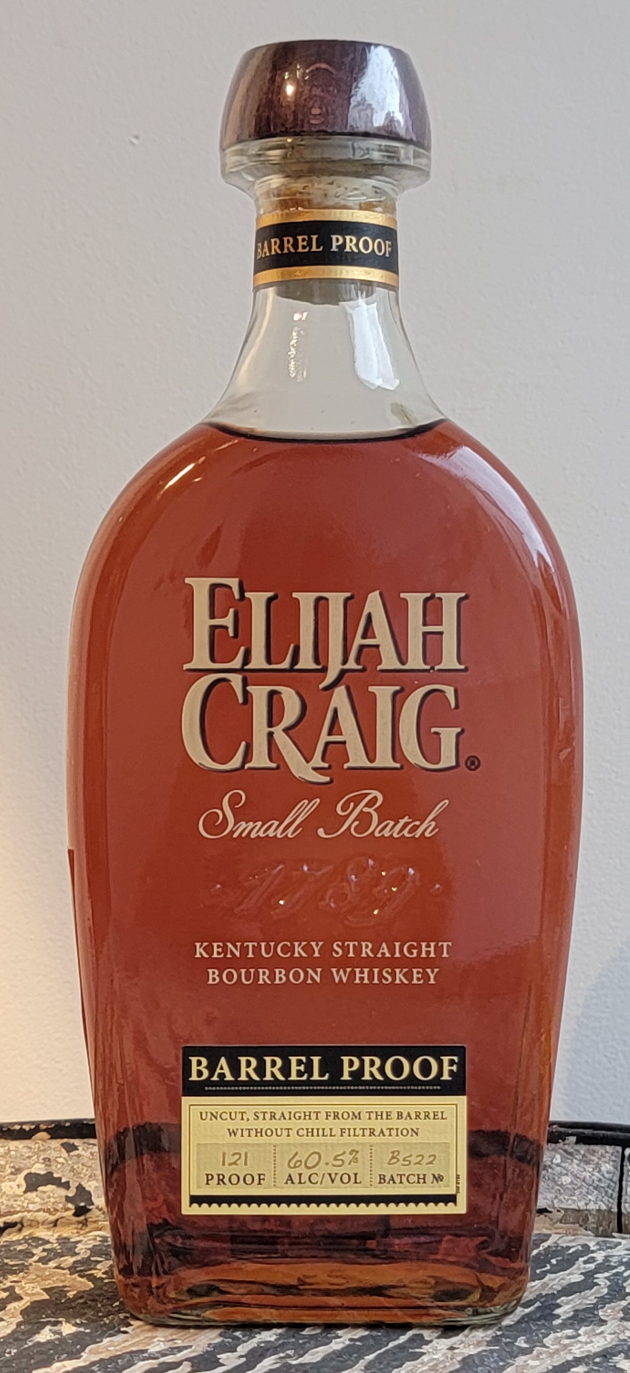 Elijah Craig 12yo Small Batch Barrel Proof Batch B522 