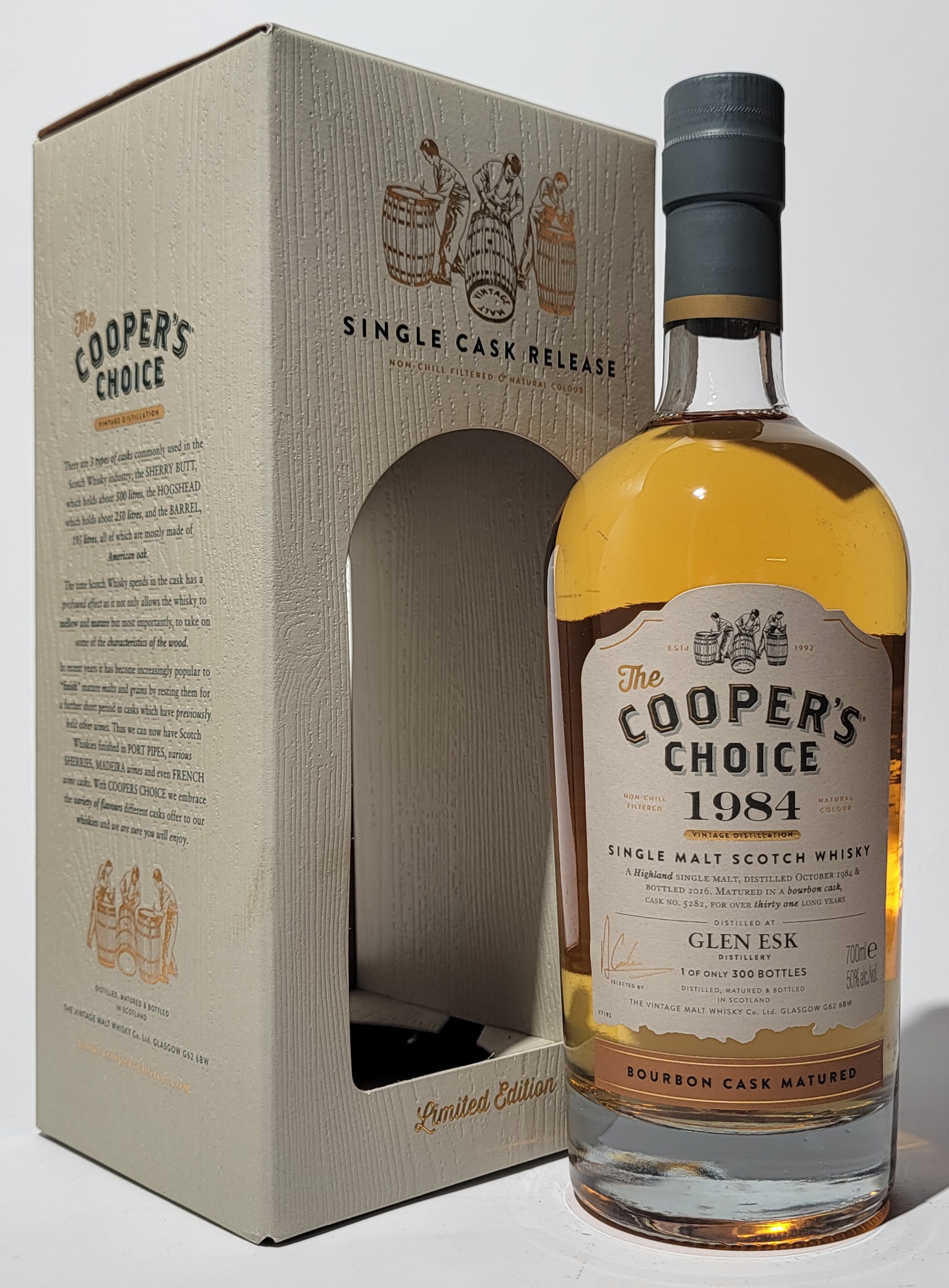 The Cooper's Choice Glen Esk 1984 31 Years Old