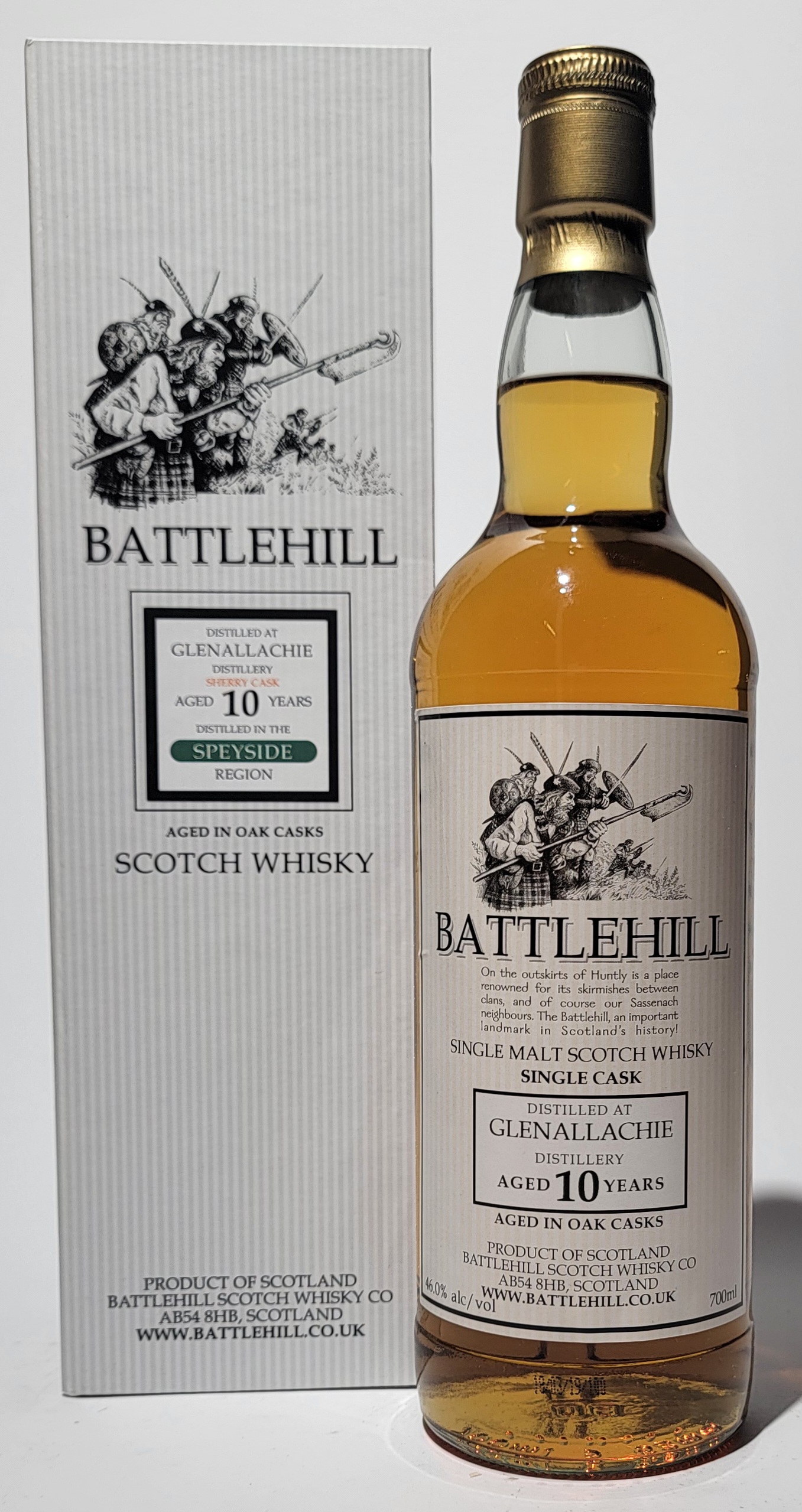 Duncan Taylor 'Battlehill' Glenallachie 10 Years Old Sherry Cask Duncan Taylor 'Battlehill' Glenallachie 10 Years Old Sherry Cask