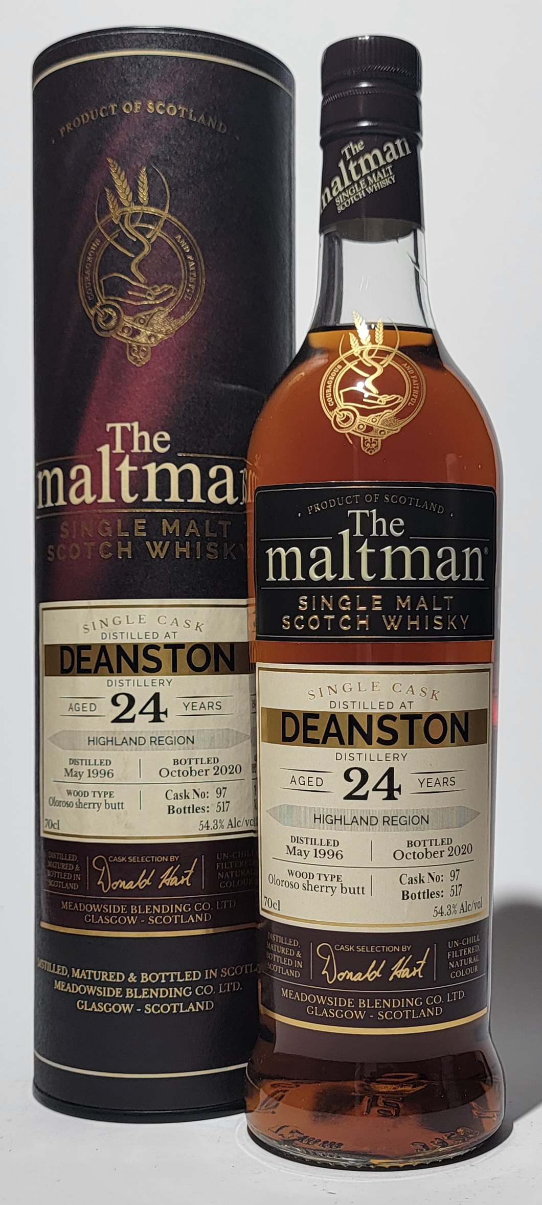 The Maltman Deanston 1996 24 Years Old