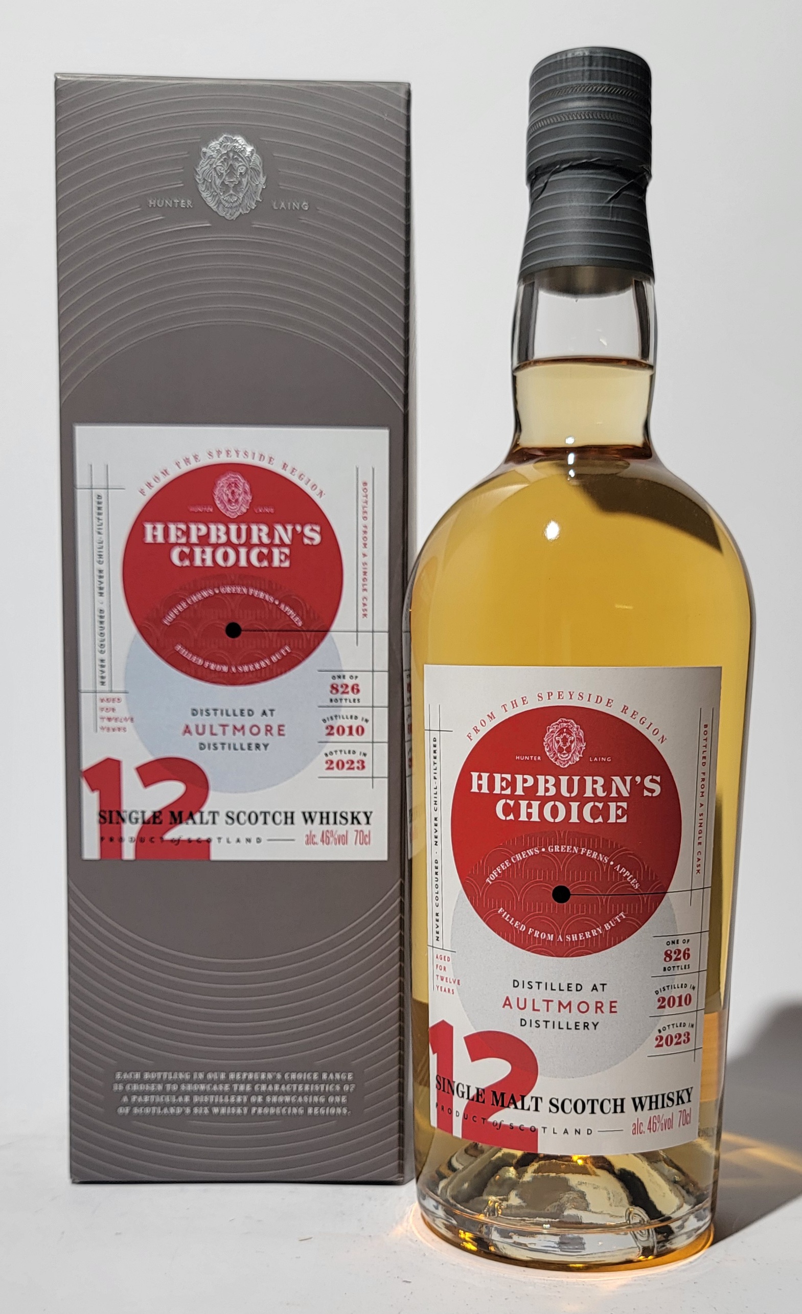 Hunter Laing 'Hepburn's Choice' Aultmore 2010 12 Years Old