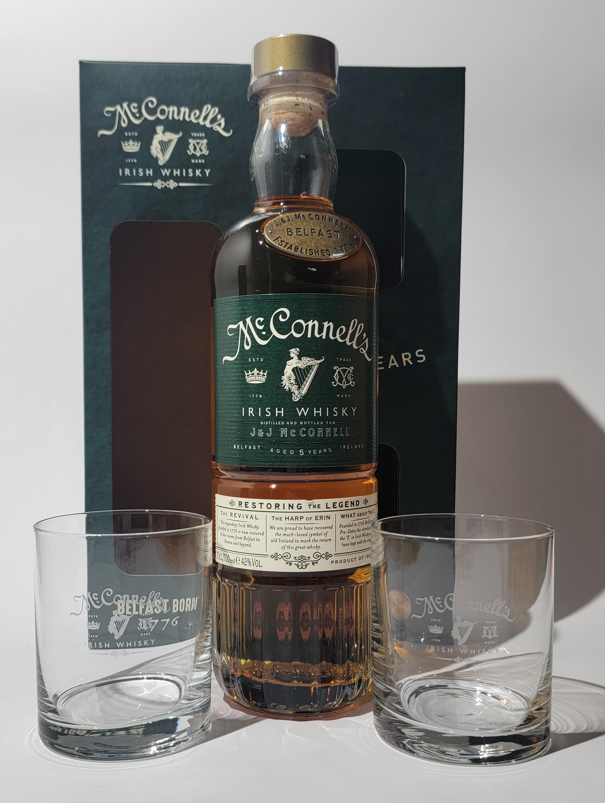 McConnell's Irish Whiskey 5 Years Old Geschenksbox