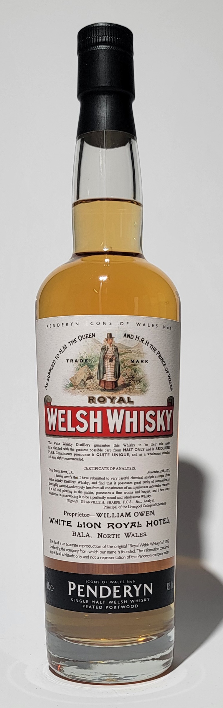 Penderyn 'Icons of Wales' No.06 Royal Welsh Whisky