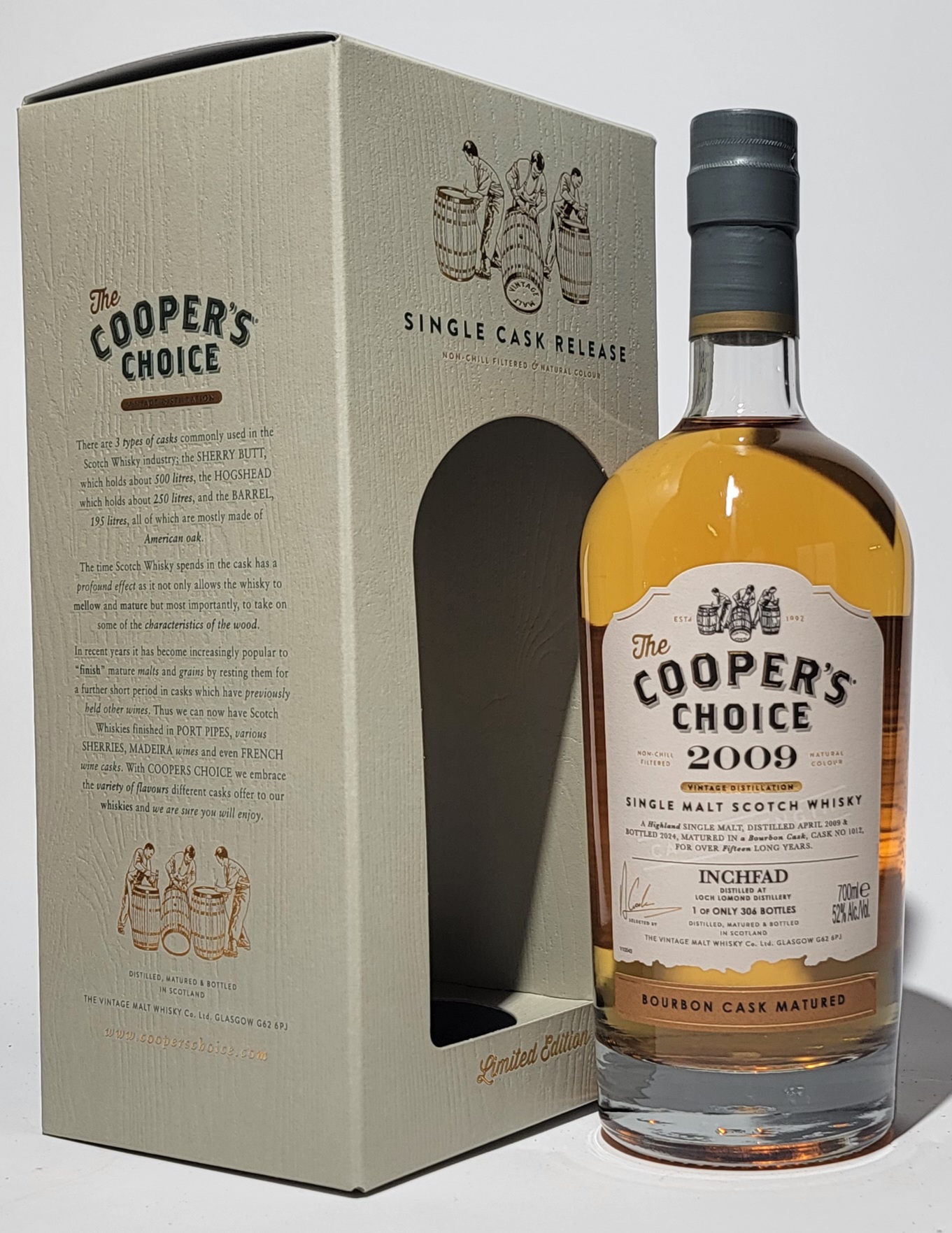 The Cooper's Choice Inchfad 2009 15 Years Old