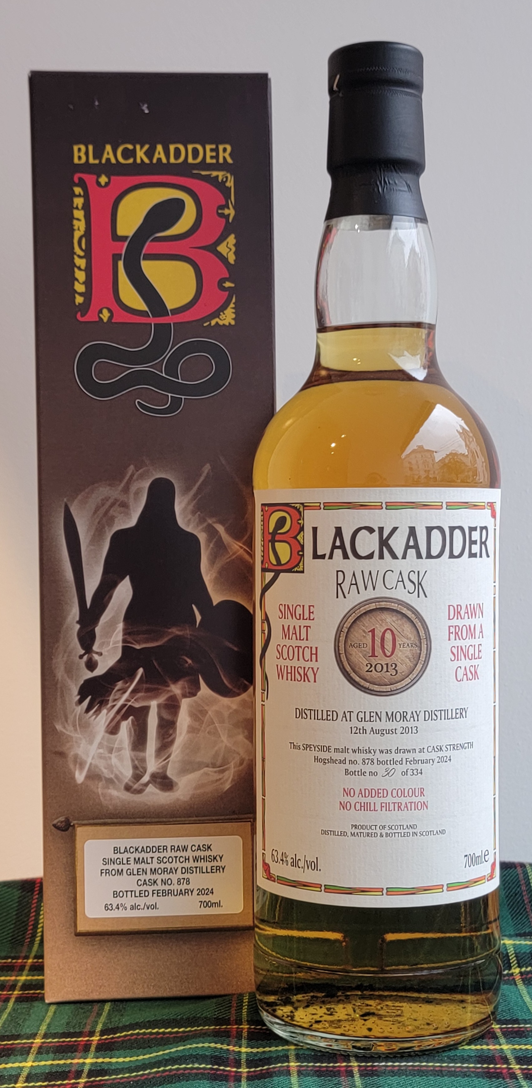Blackadder Raw Cask Glen Moray 2013 10 Years Old