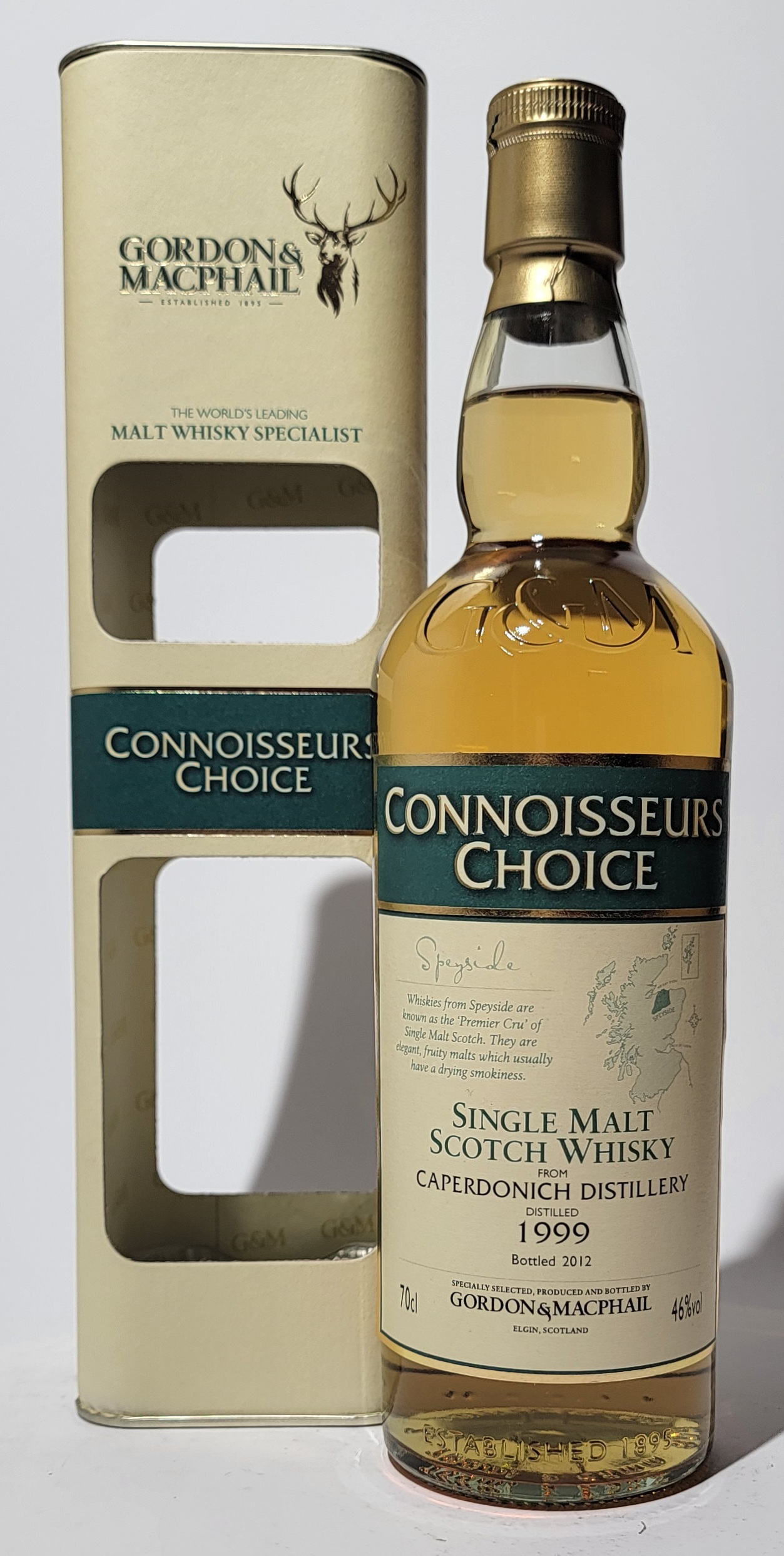 Gordon & MacPhail 'Connoisseurs Choice' Caperdonich 1999 13 Years Old