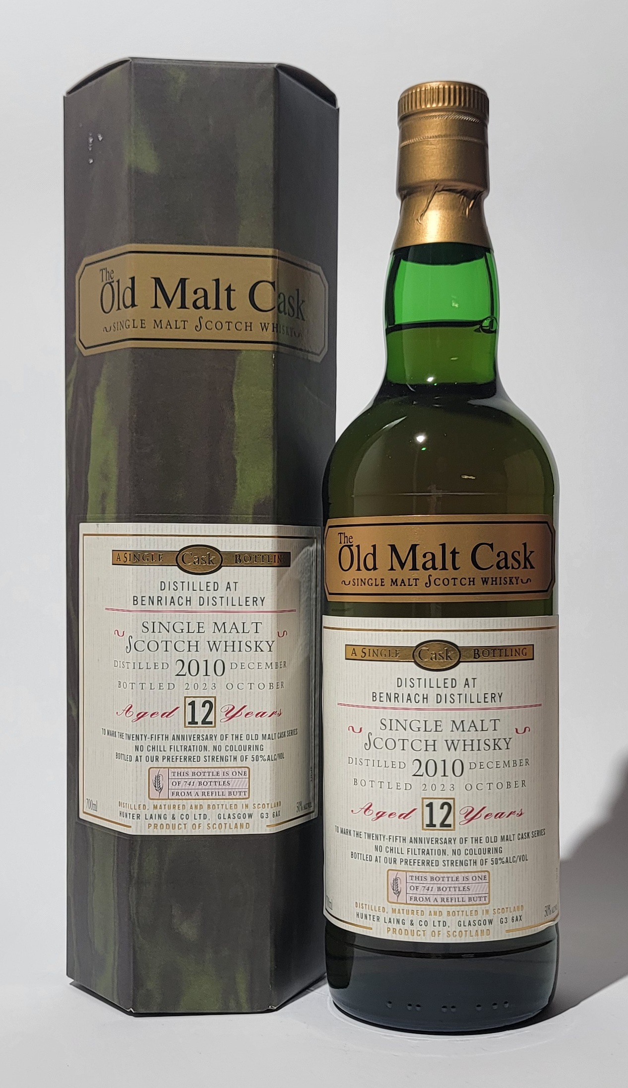 The Old Malt Cask Benriach 2010 12 Years Old