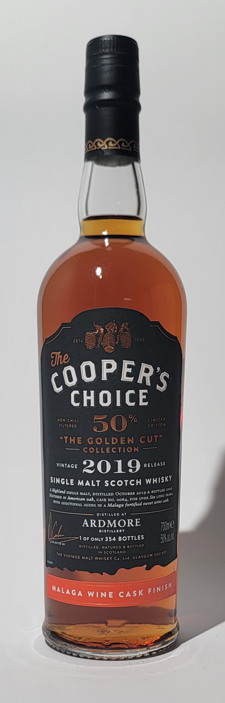 The Cooper's Choice 'THE GOLDEN CUT' Ardmore 2019 6 Years Old