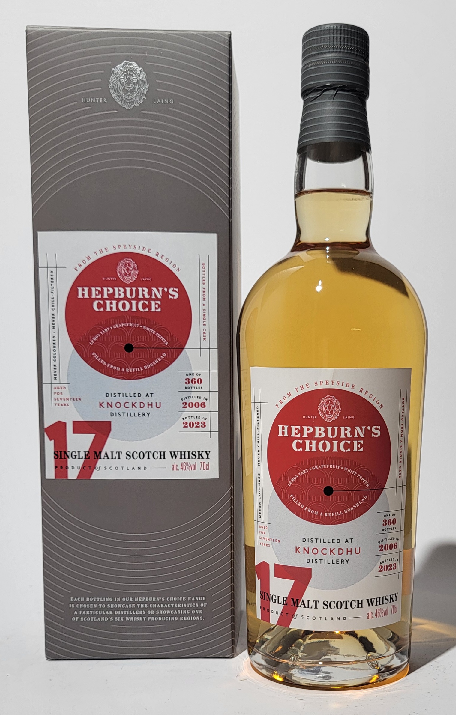 Hunter Laing 'Hepburn's Choice' Knockdhu 2006 17 Years Old